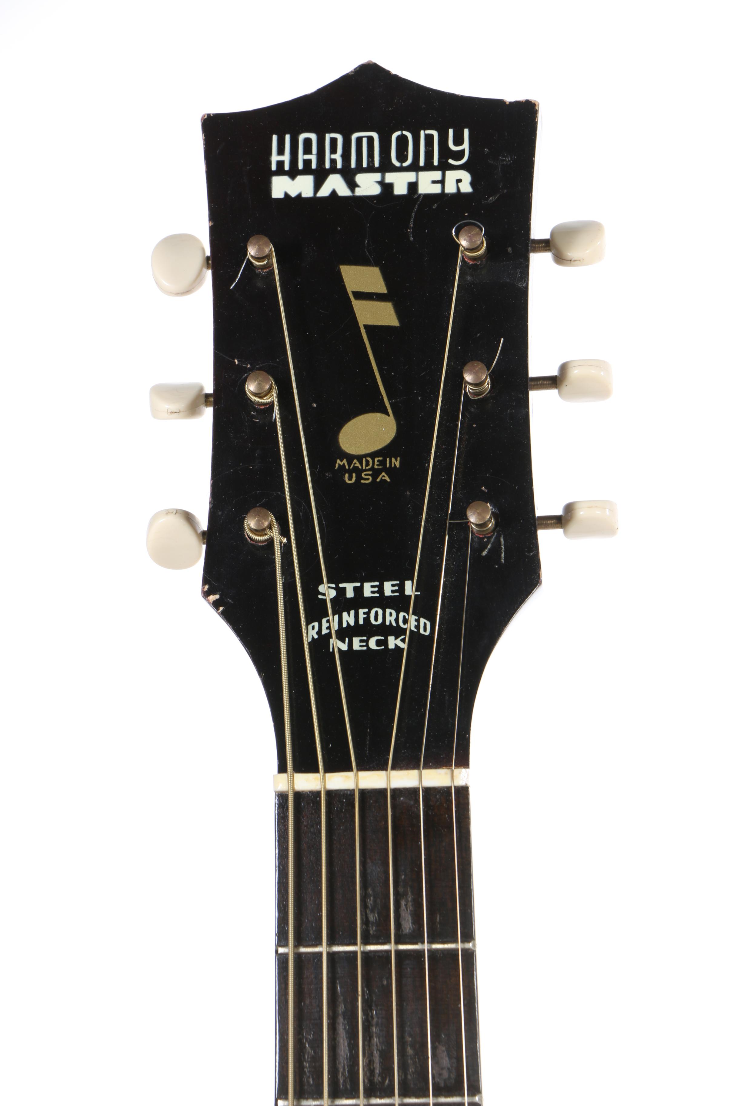 1961 Harmony Archtop Acoustic Guitar and Case