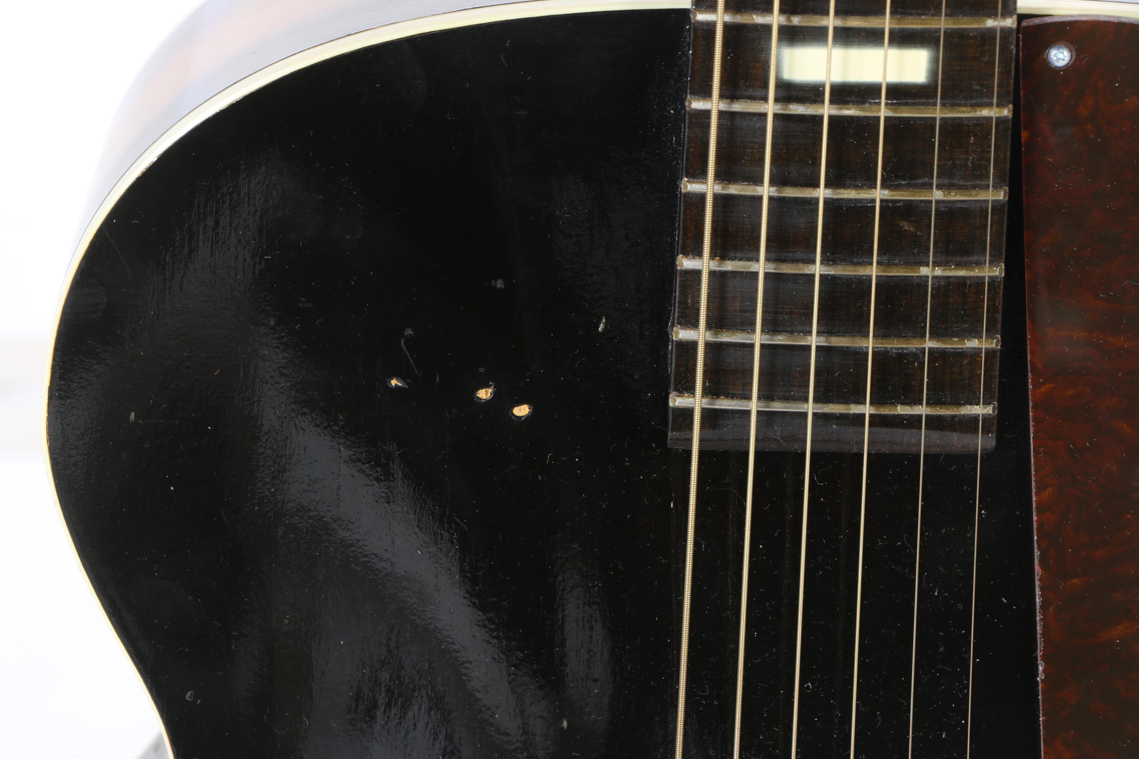 1961 Harmony Archtop Acoustic Guitar and Case