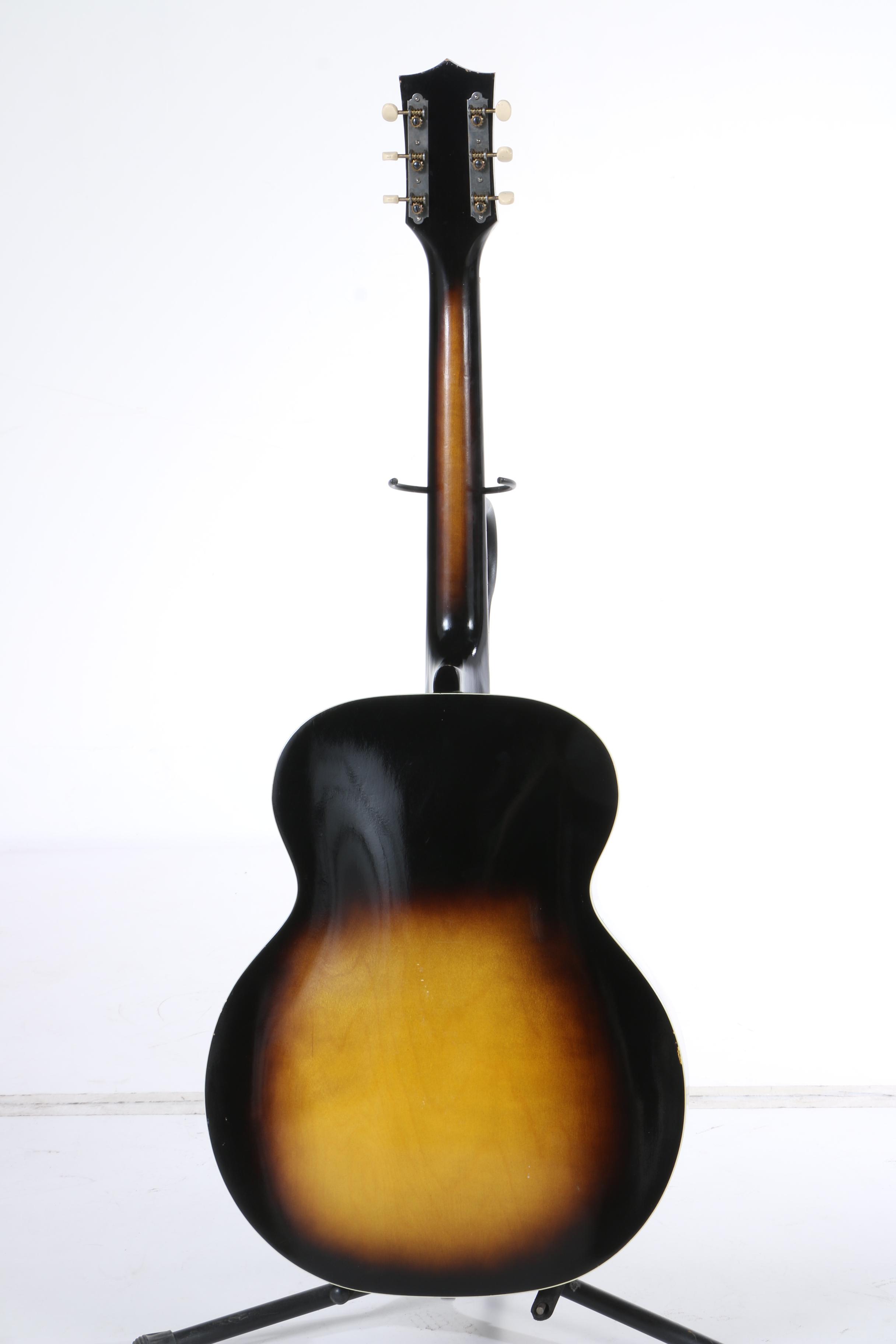 1961 Harmony Archtop Acoustic Guitar and Case