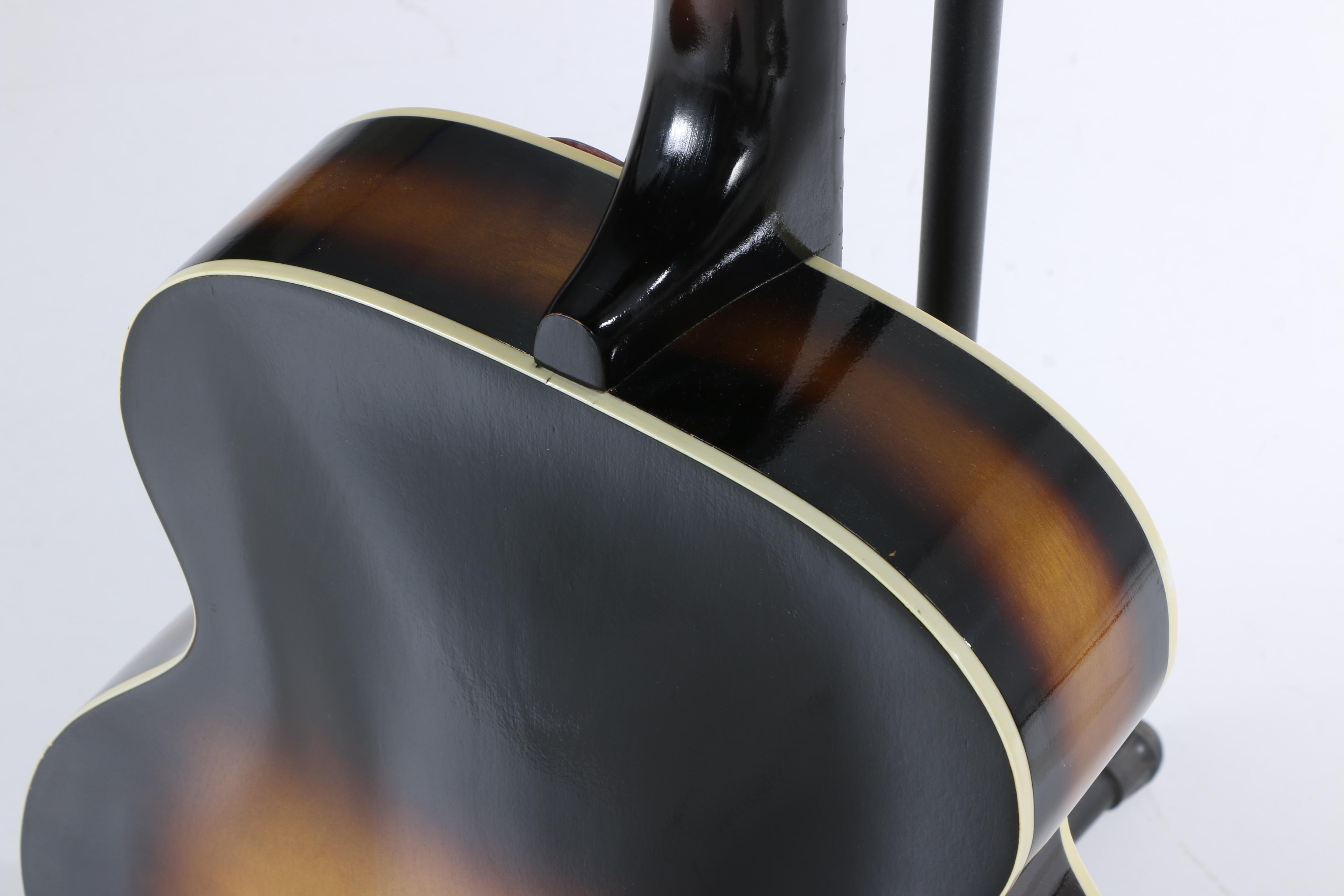 1961 Harmony Archtop Acoustic Guitar and Case