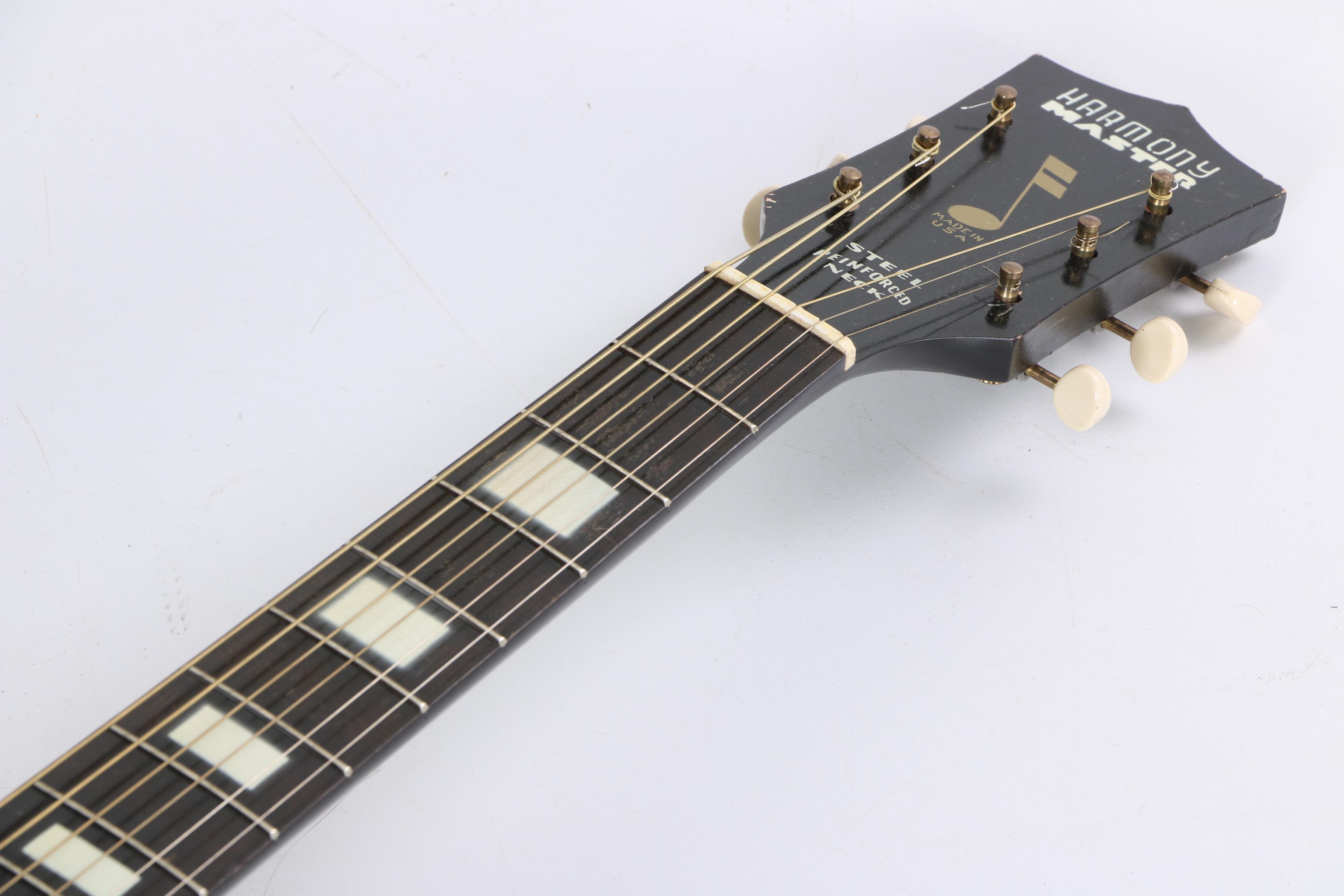 1961 Harmony Archtop Acoustic Guitar and Case