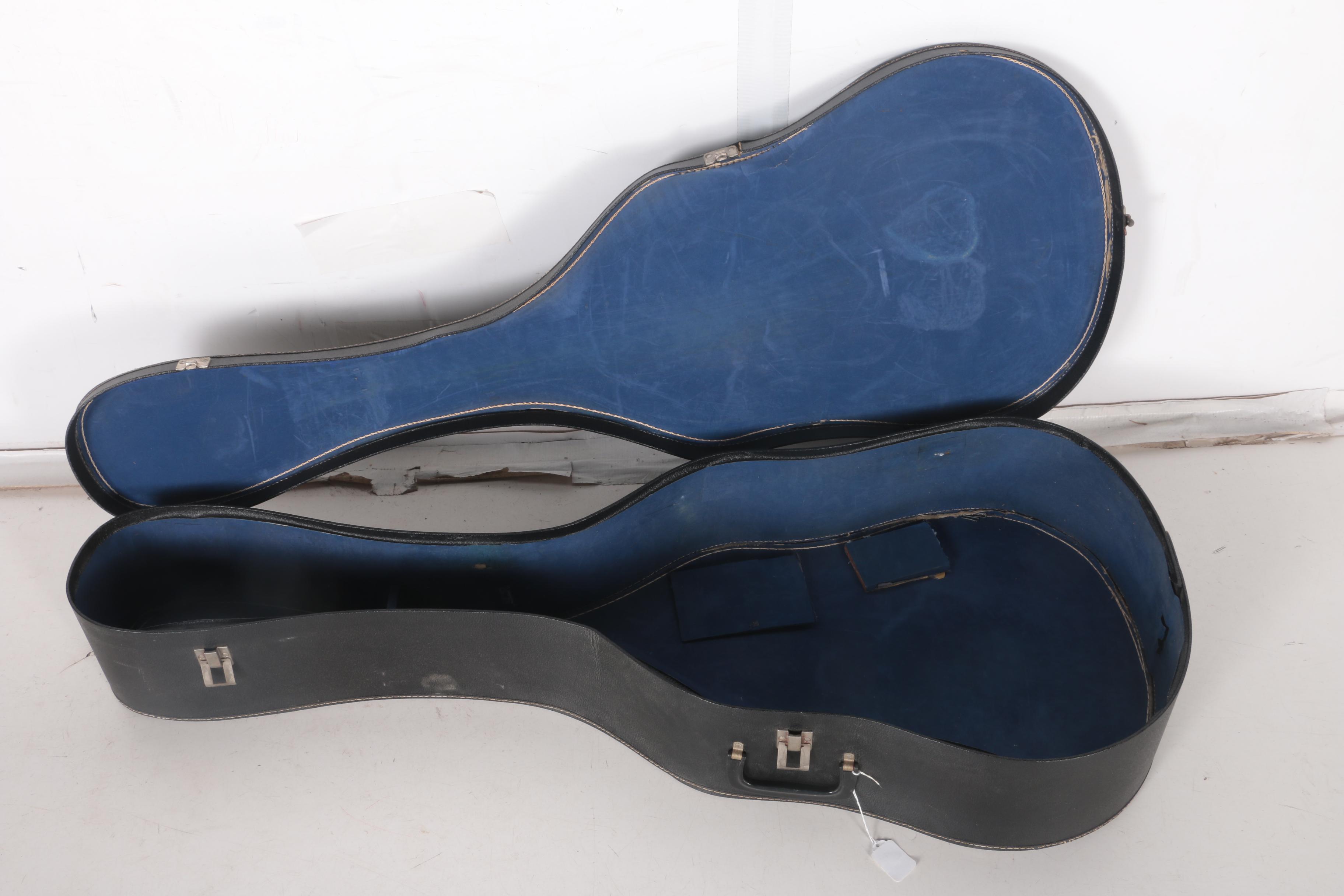 1960s Silvertone Tuxedo Archtop Guitar and Case