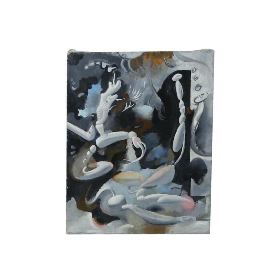 David Walker Acrylic on Canvas "Abstract Movements"