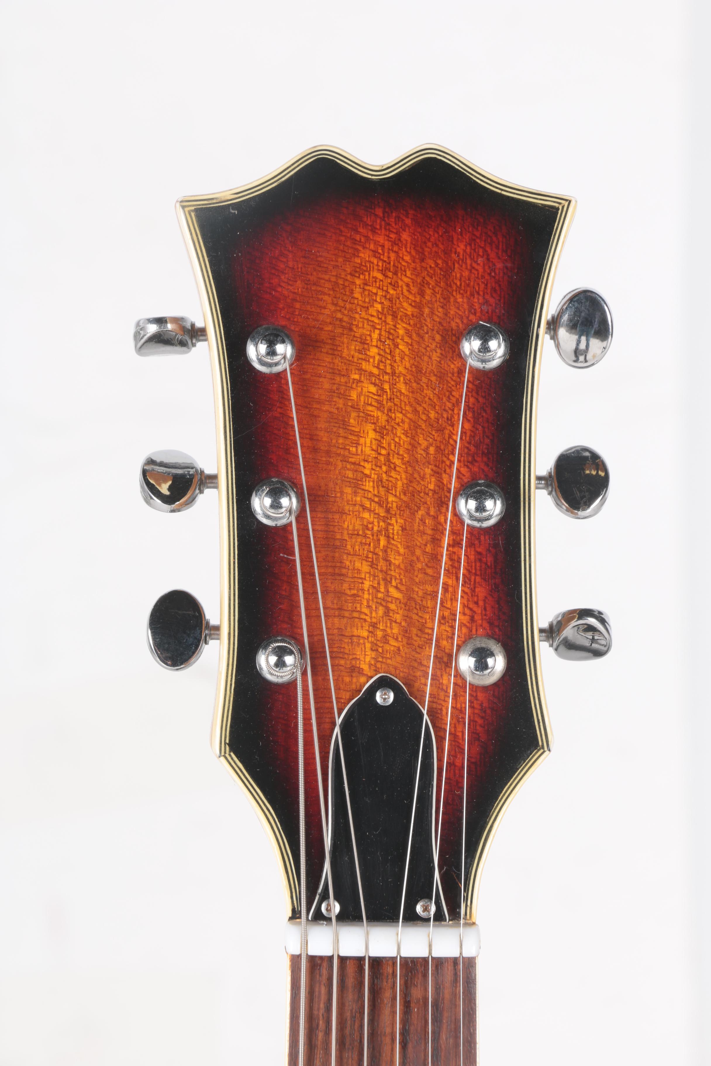 1960s Atlas Semi-Hollow Body Electric Guitar and Case