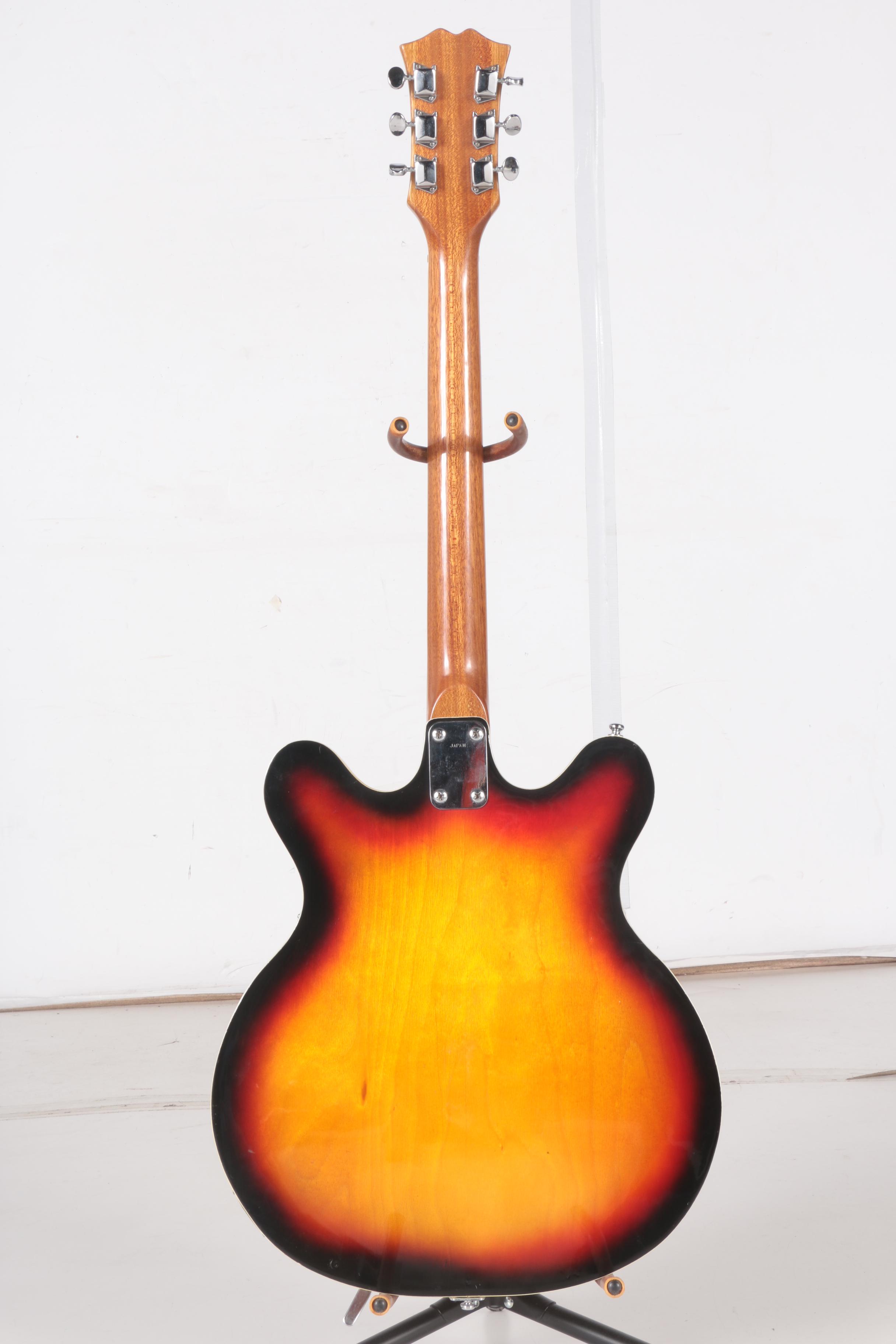 1960s Atlas Semi-Hollow Body Electric Guitar and Case