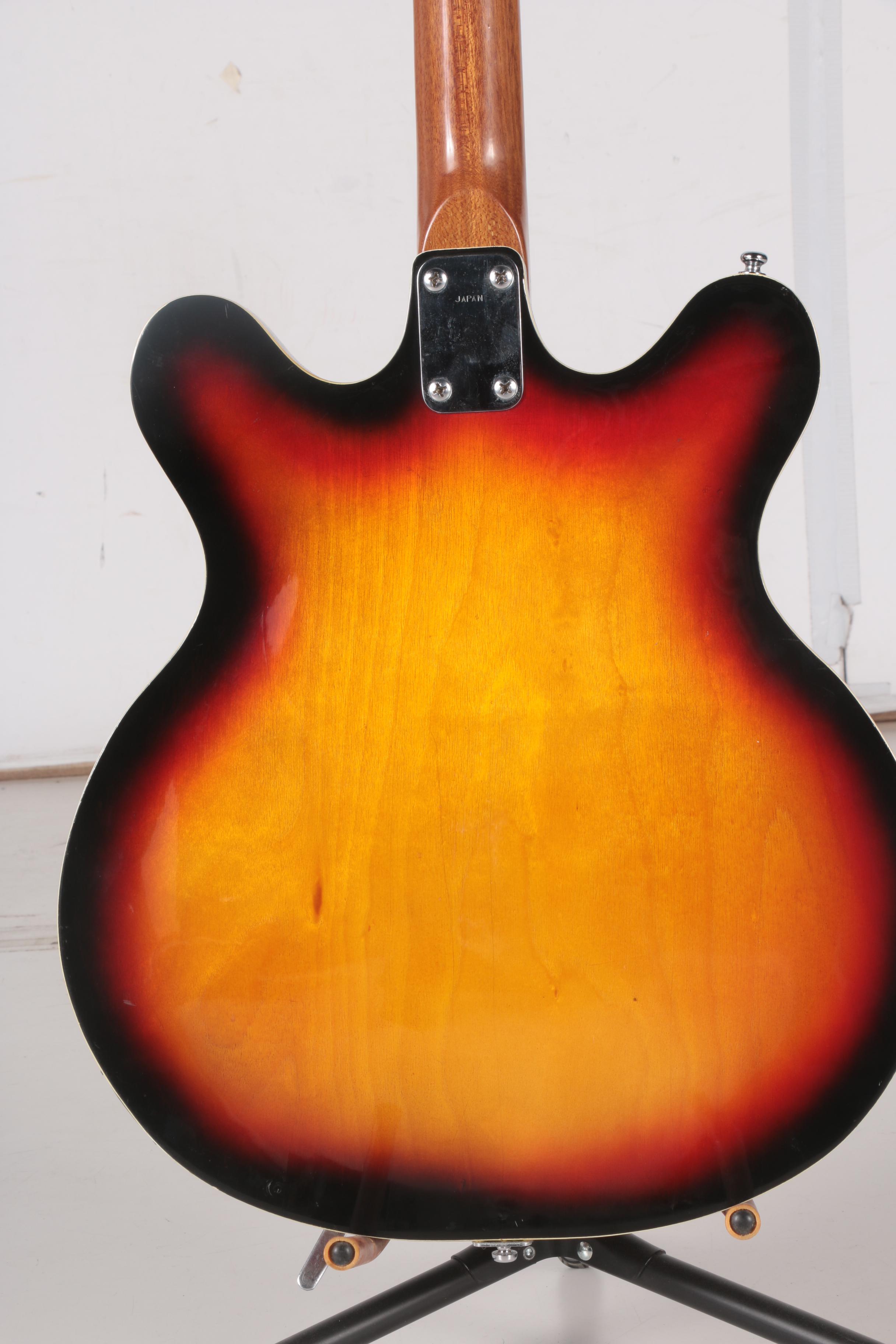 1960s Atlas Semi-Hollow Body Electric Guitar and Case