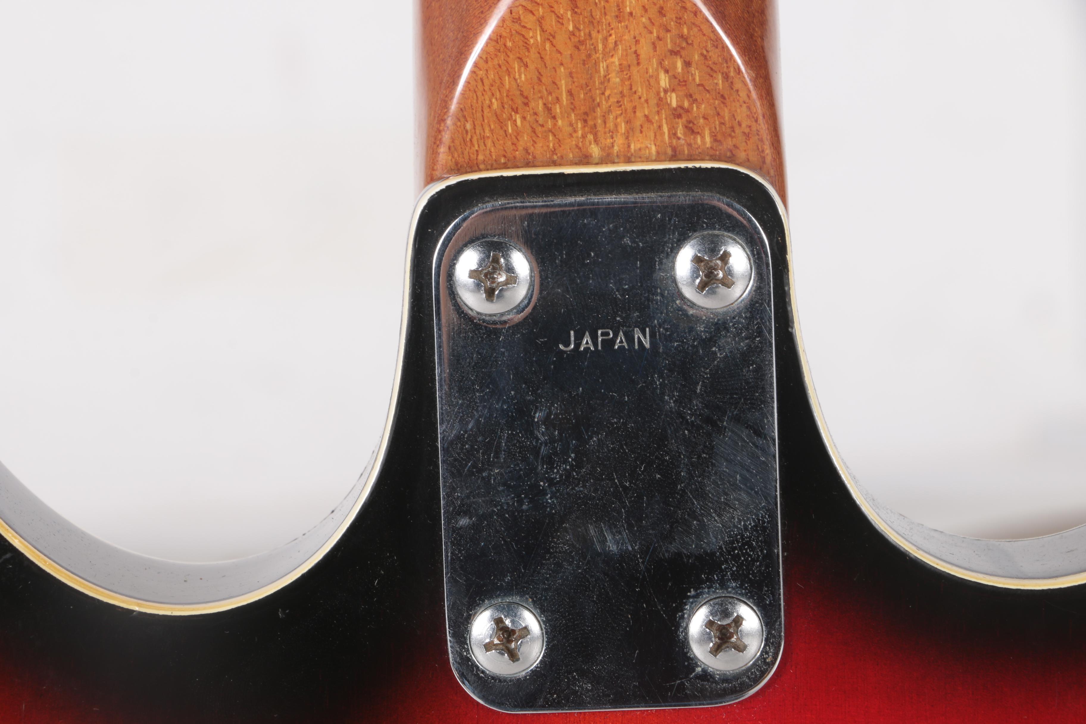 1960s Atlas Semi-Hollow Body Electric Guitar and Case