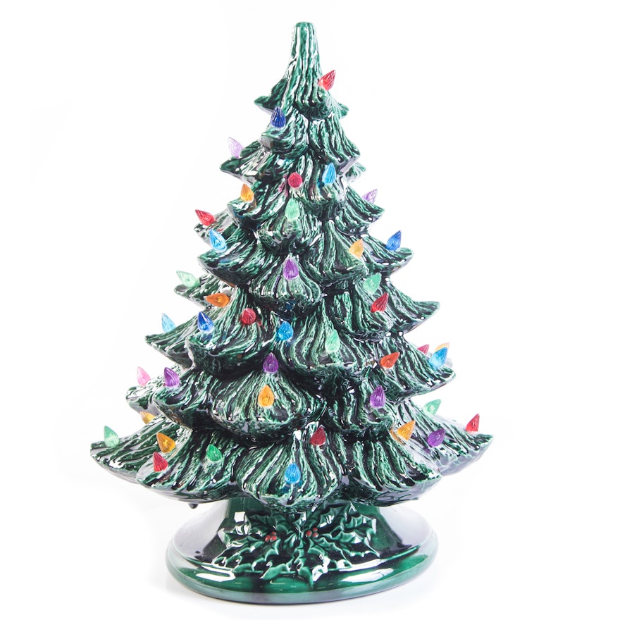 Vintage Ceramic Christmas Tree