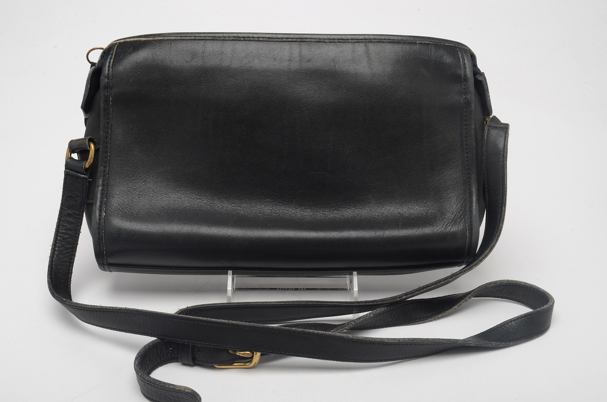 Vintage Coach Black Leather Handbags