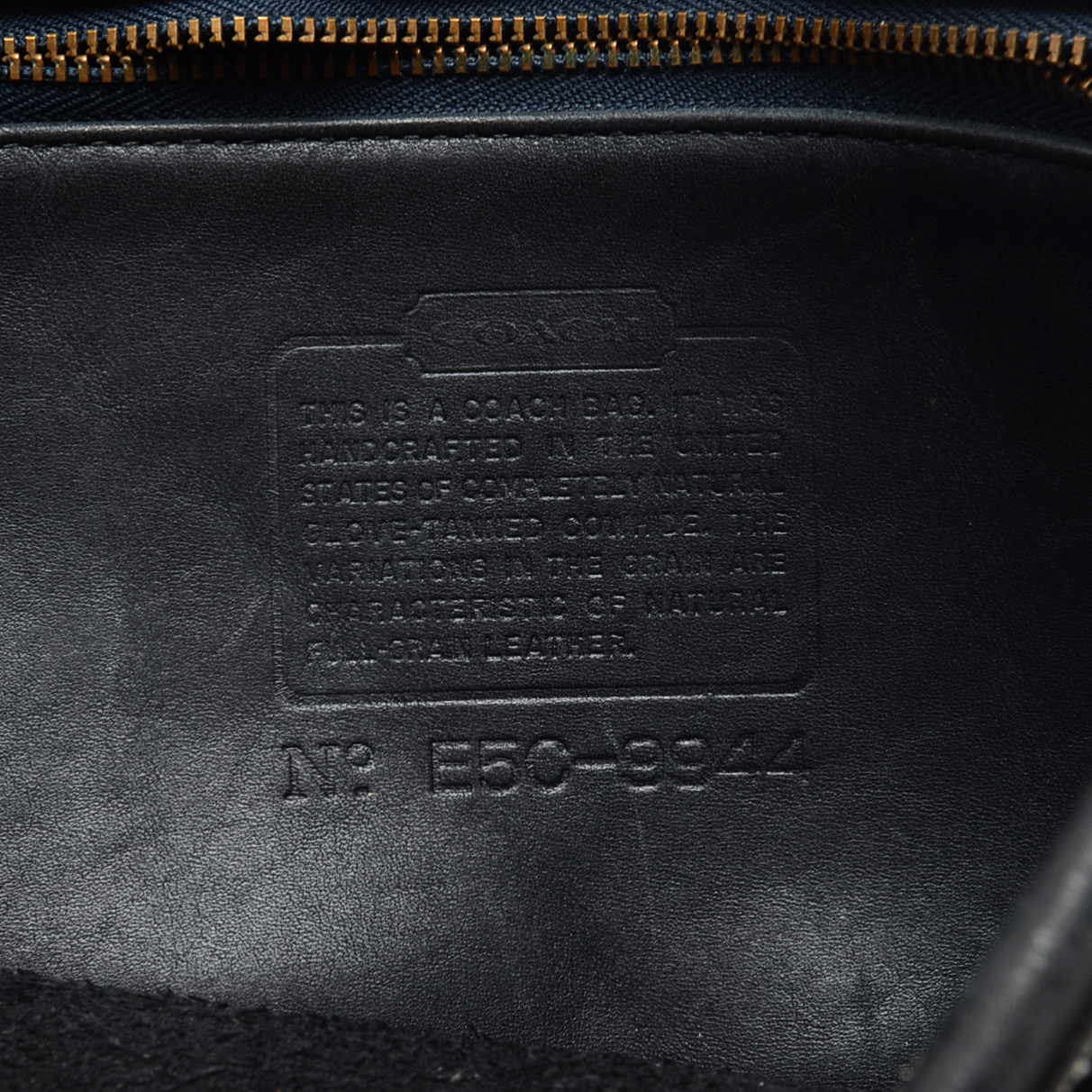 Vintage Coach Black Leather Handbags