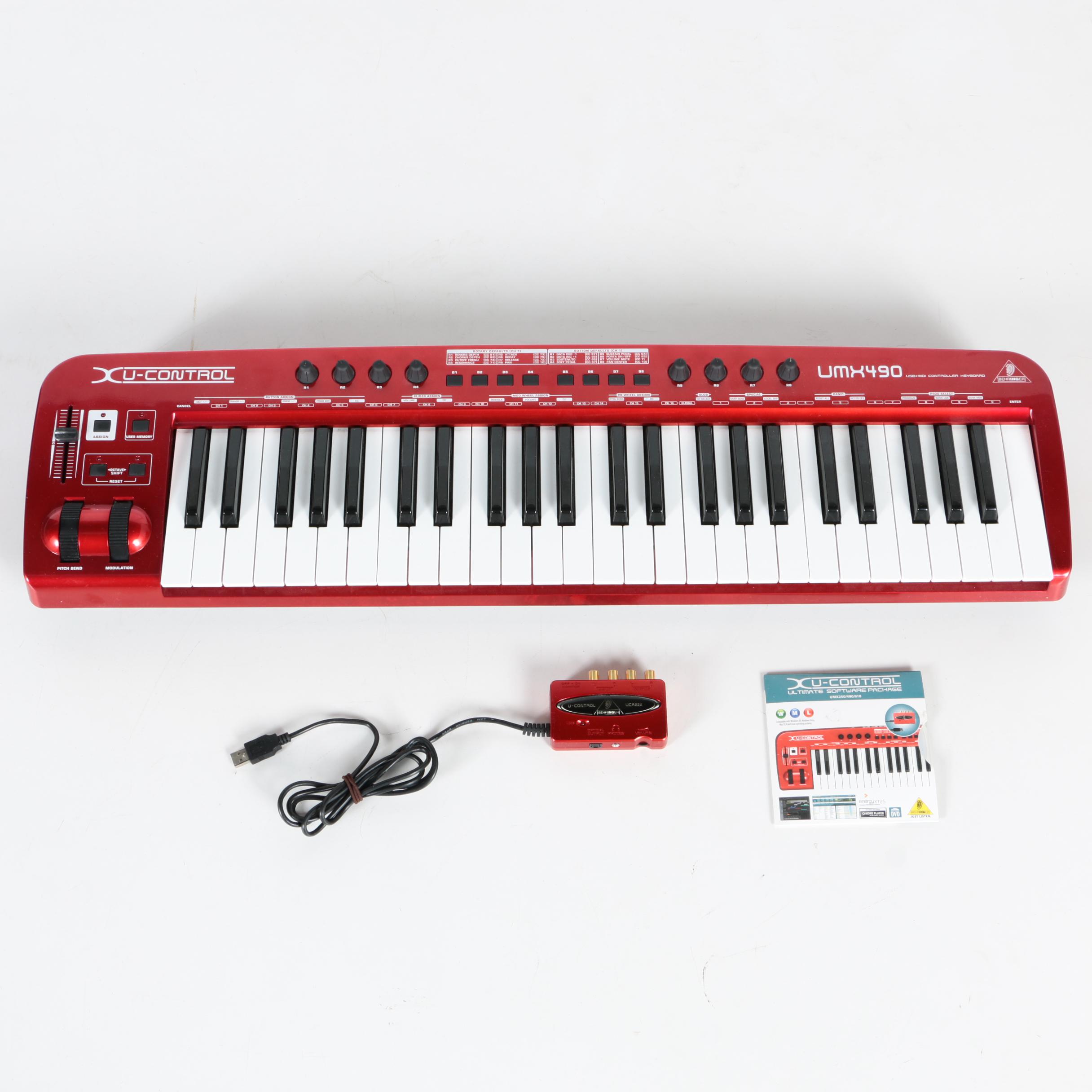 Behringer U-Control USB/MIDI Controller Keyboard