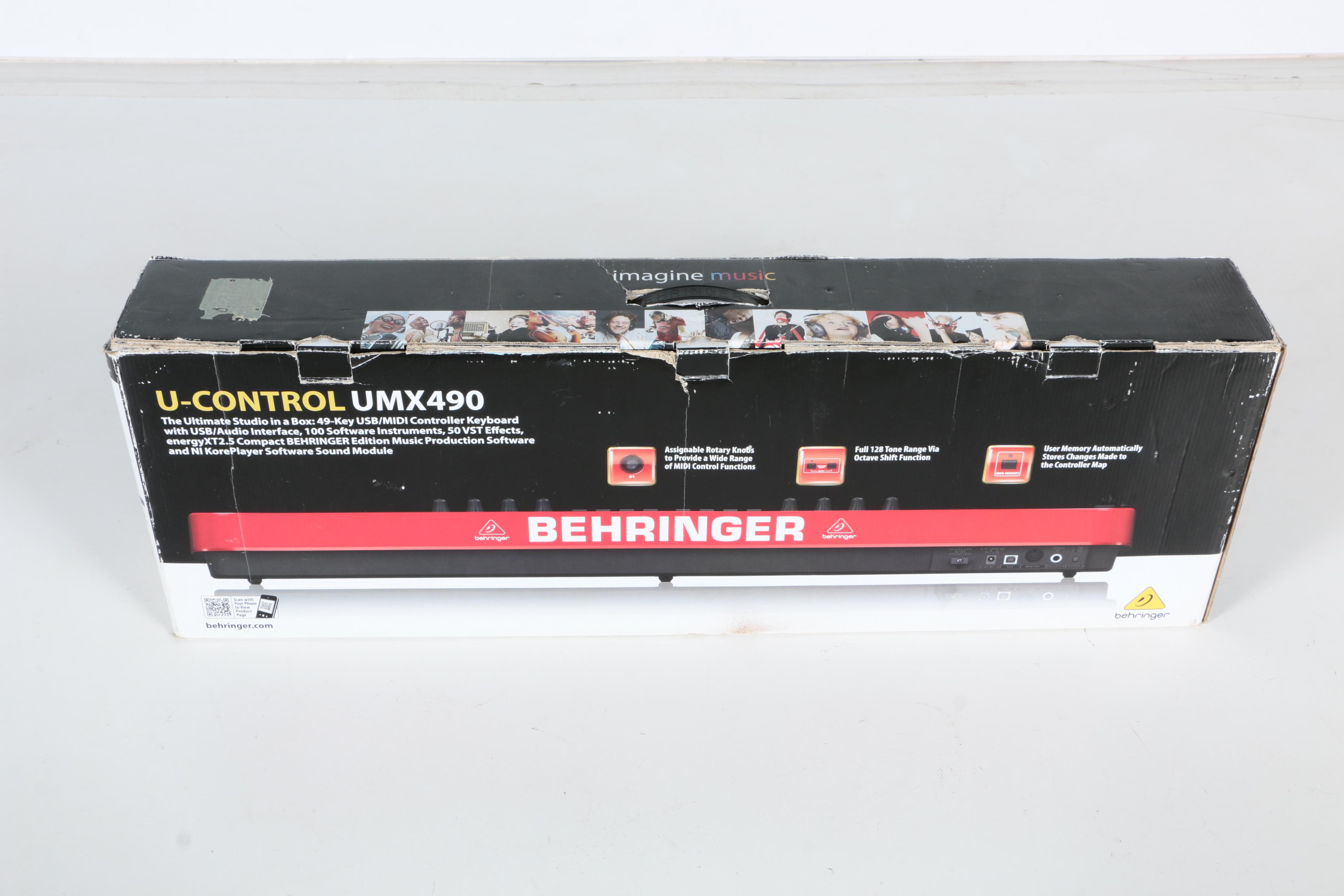 Behringer U-Control USB/MIDI Controller Keyboard