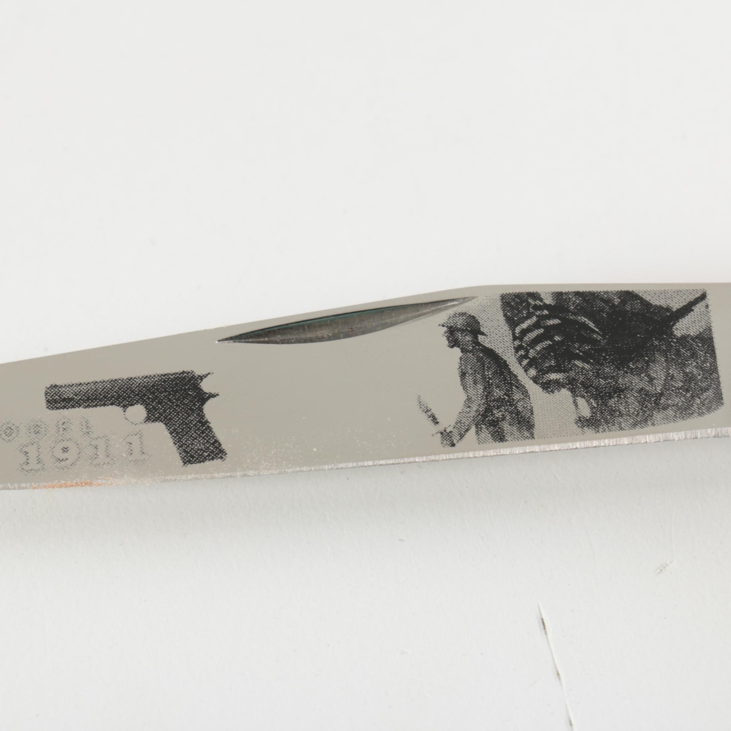 Case XX Colt 100th Anniversary Blue Pocketknife