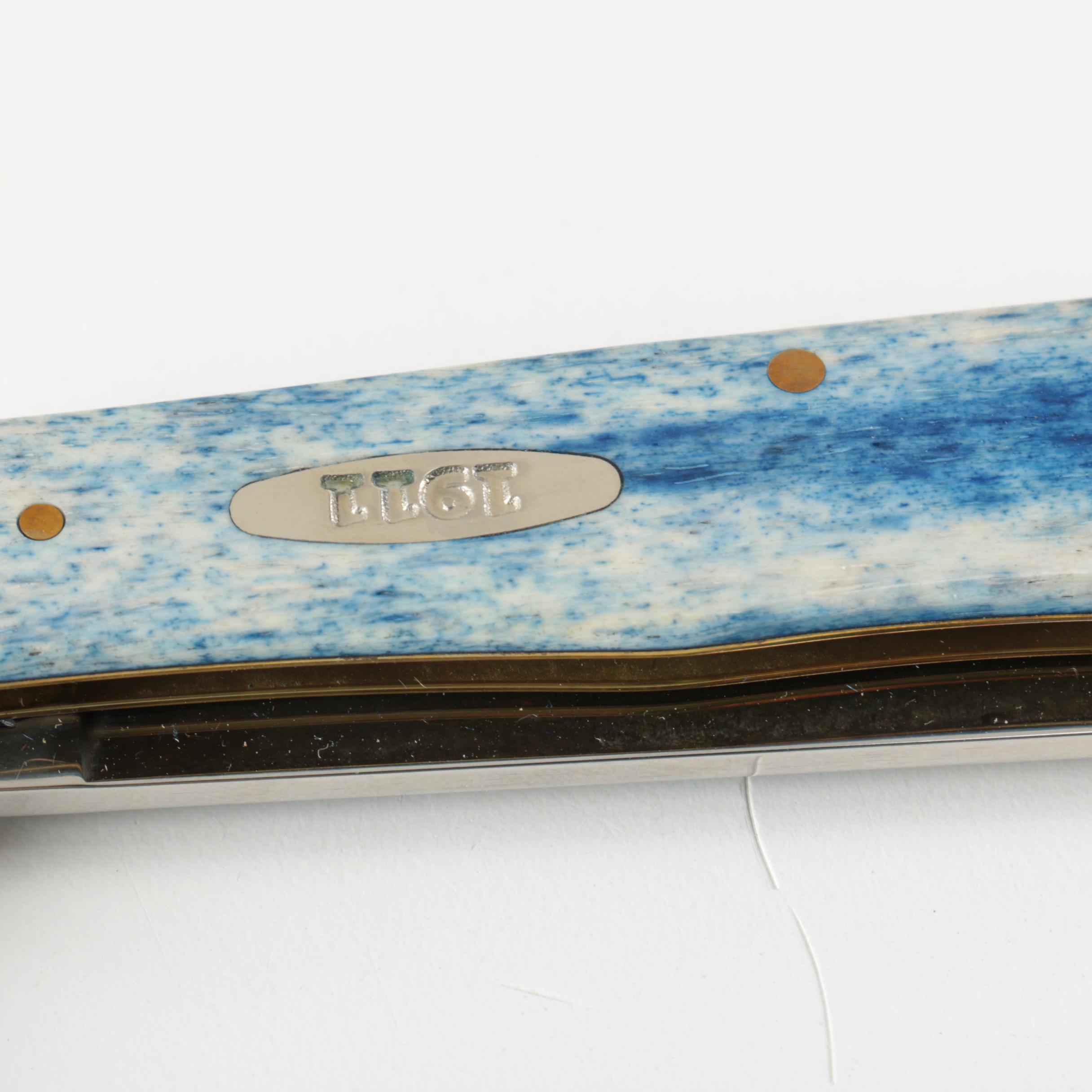 Case XX Colt 100th Anniversary Blue Pocketknife