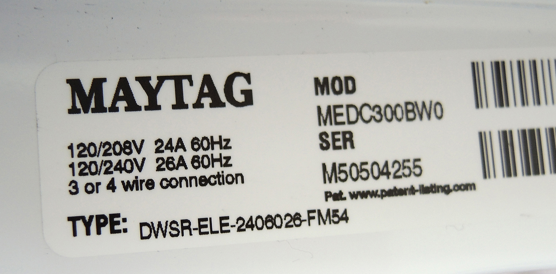 Maytag Centennial Dryer