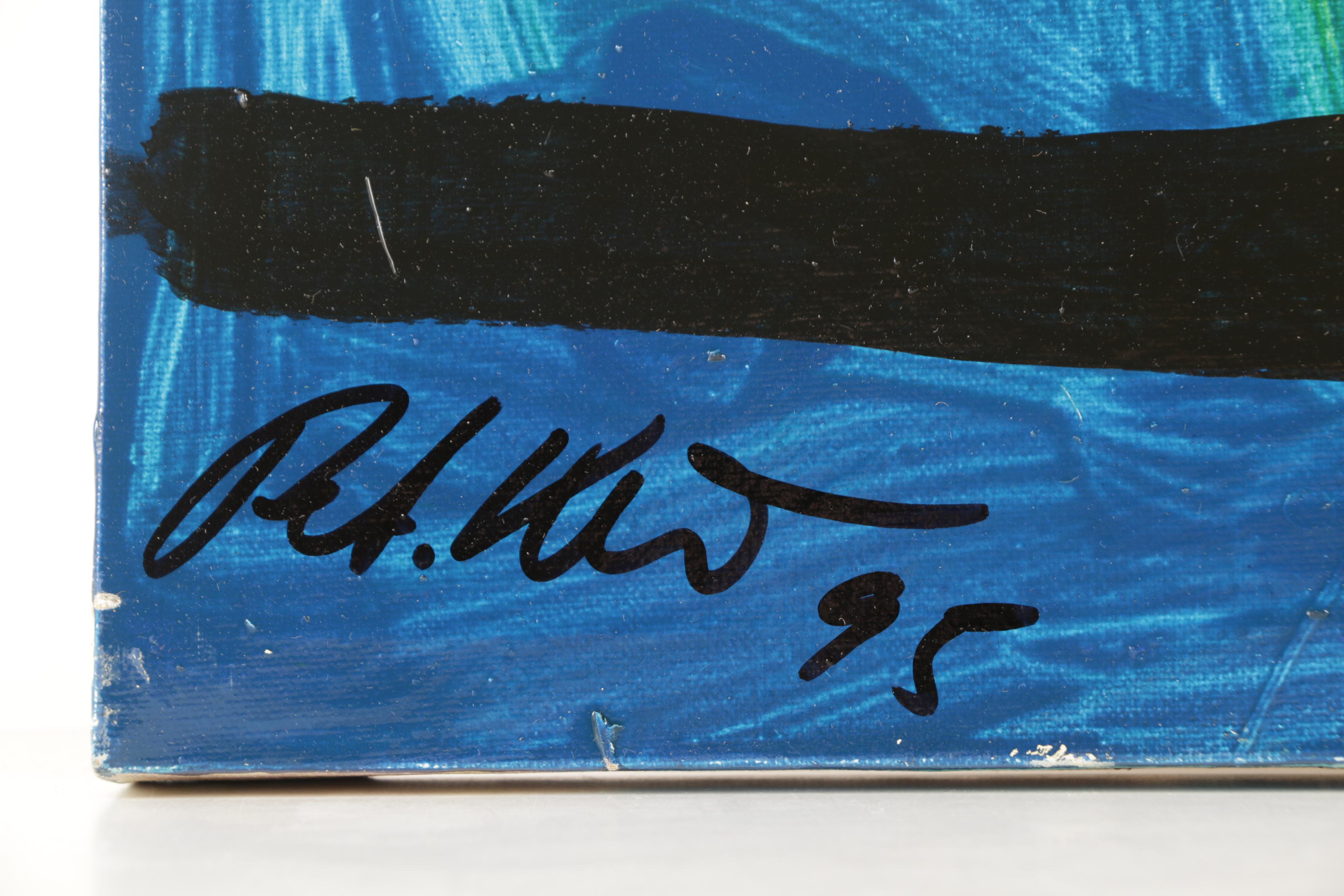 Peter Keil Acrylic Painting on Canvas of Figure