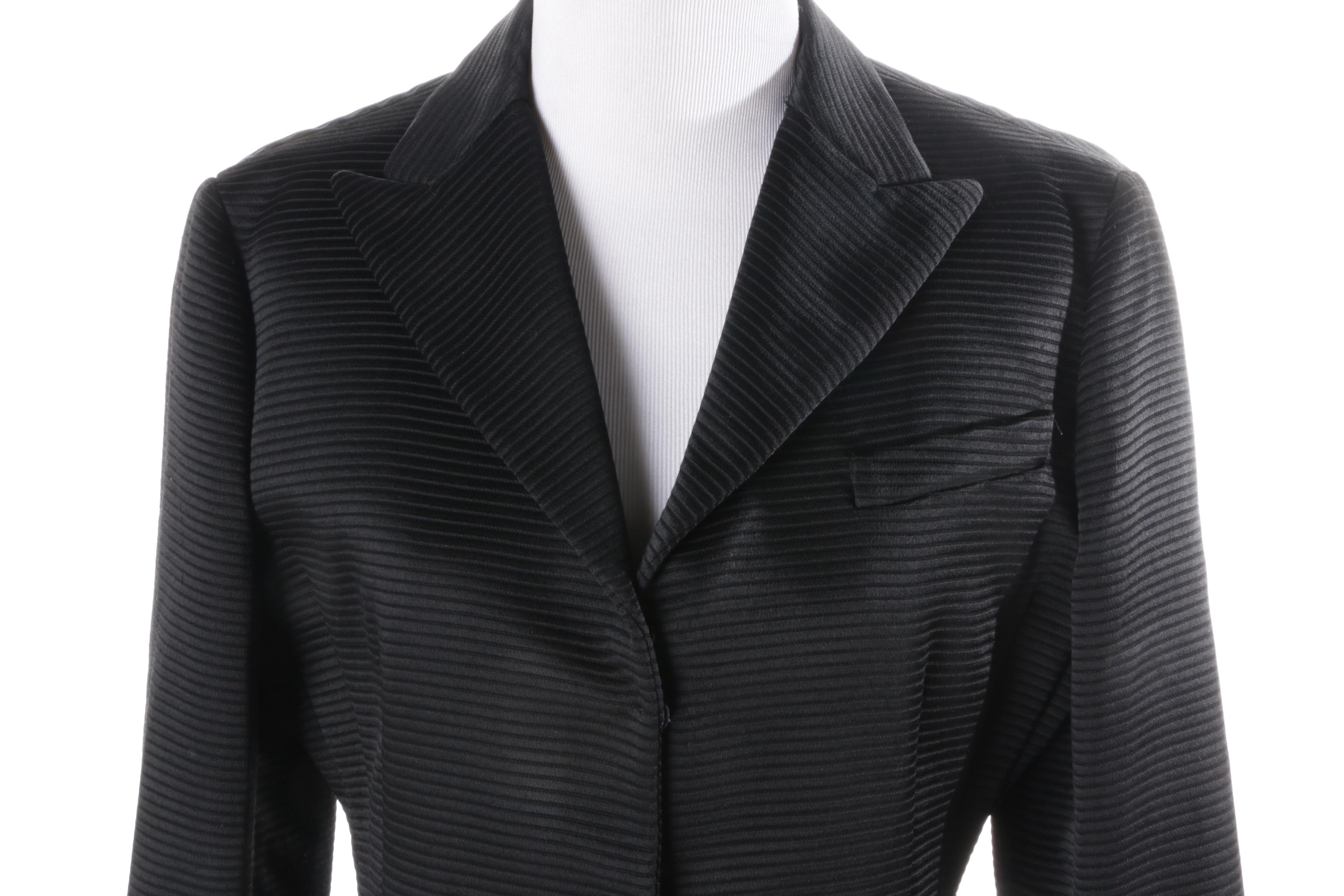 Prada Black Skirt Suit