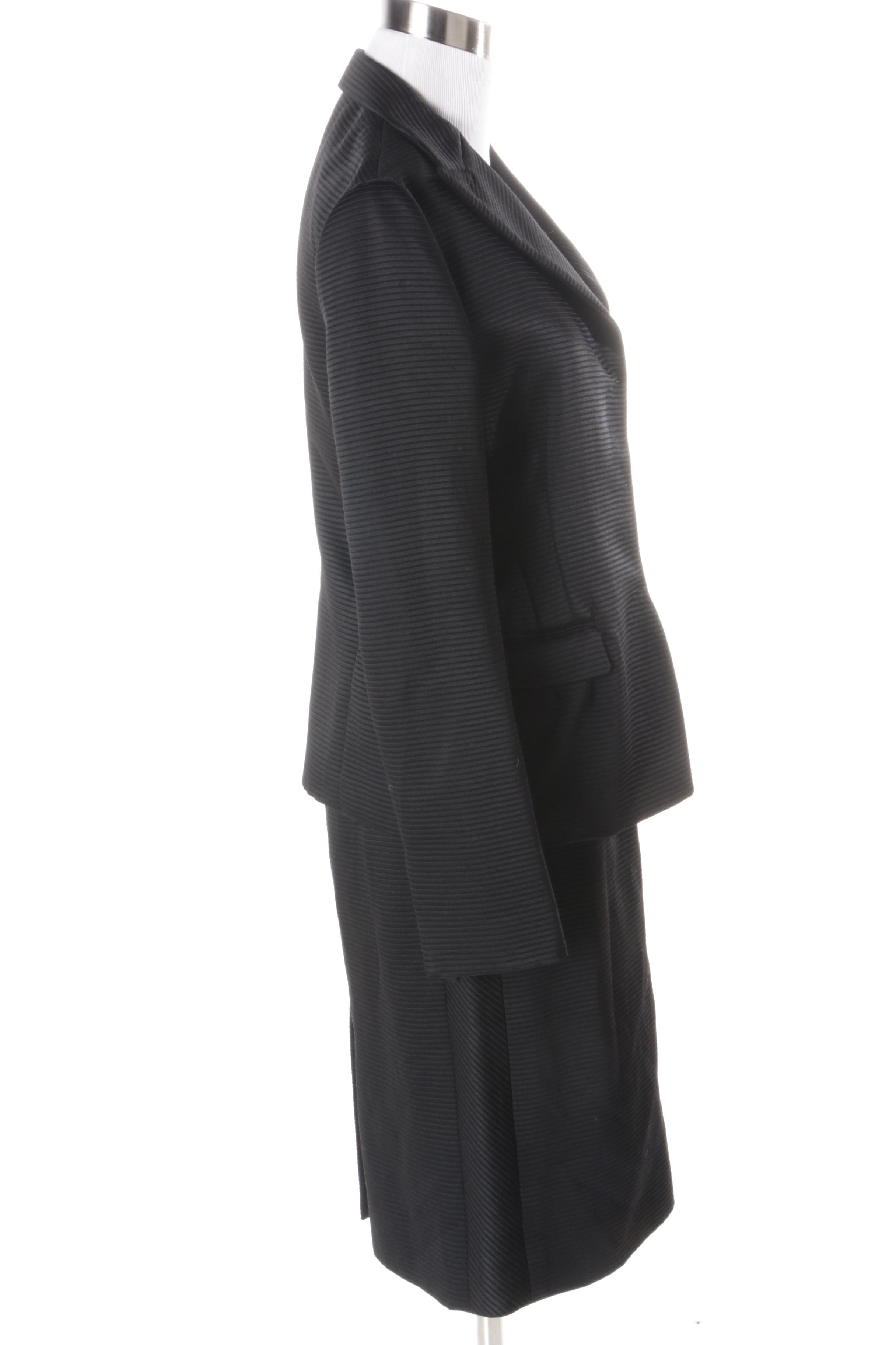 Prada Black Skirt Suit