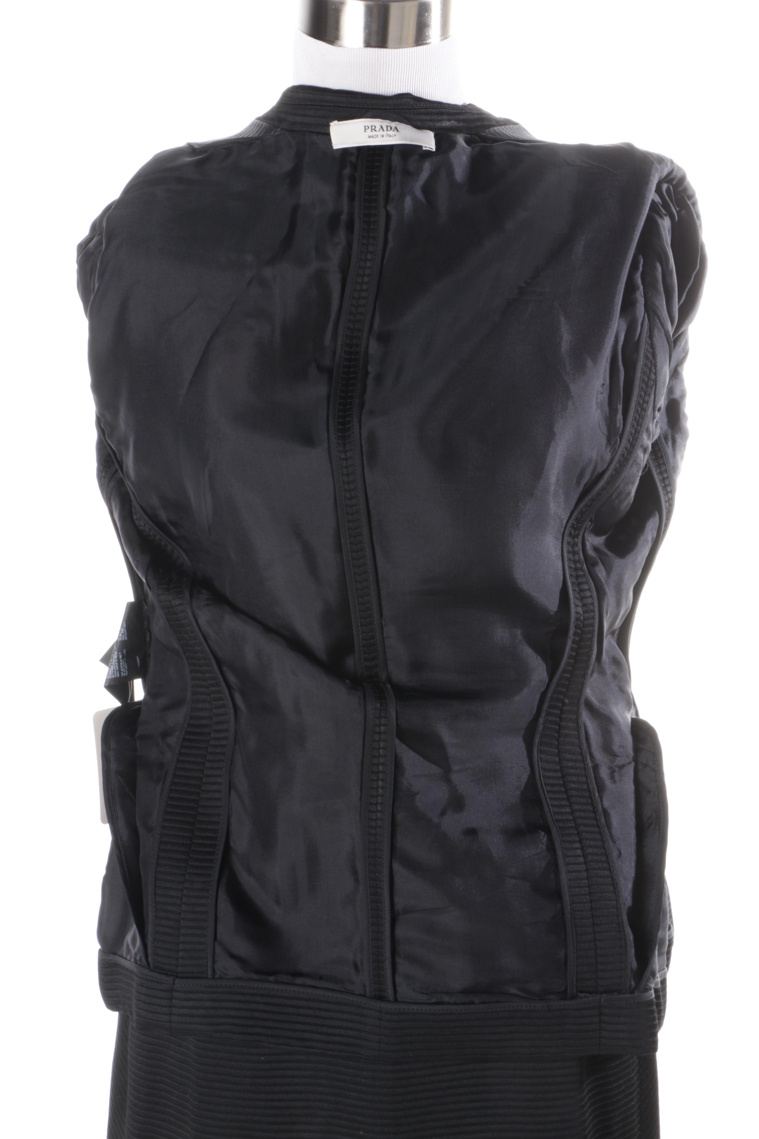 Prada Black Skirt Suit