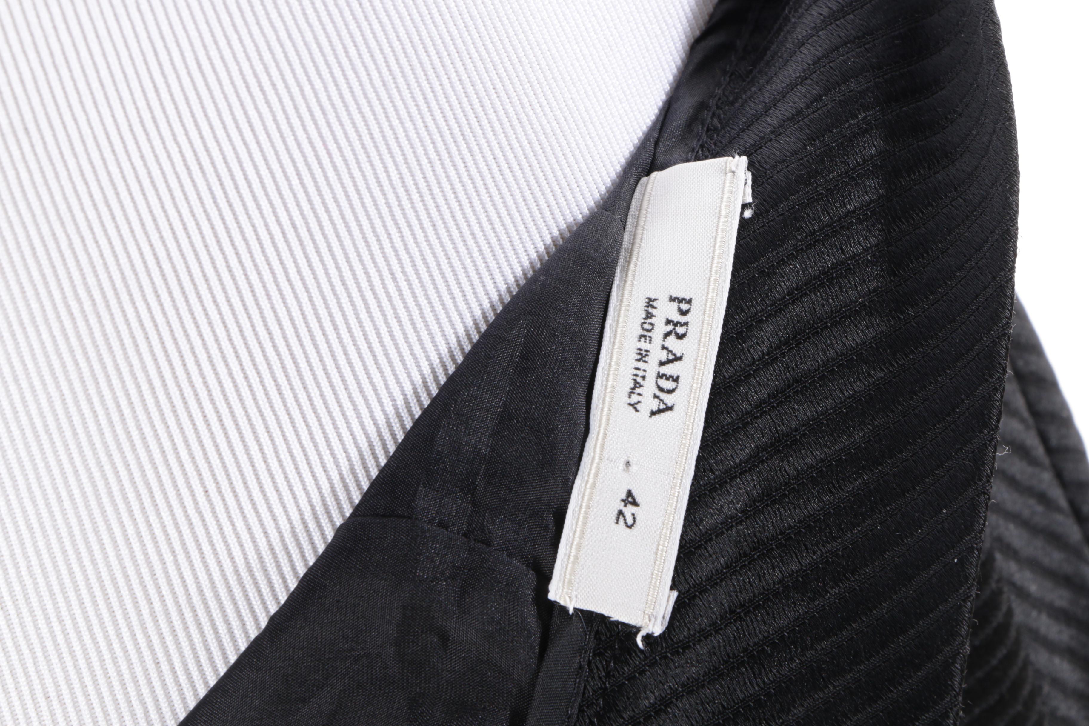 Prada Black Skirt Suit