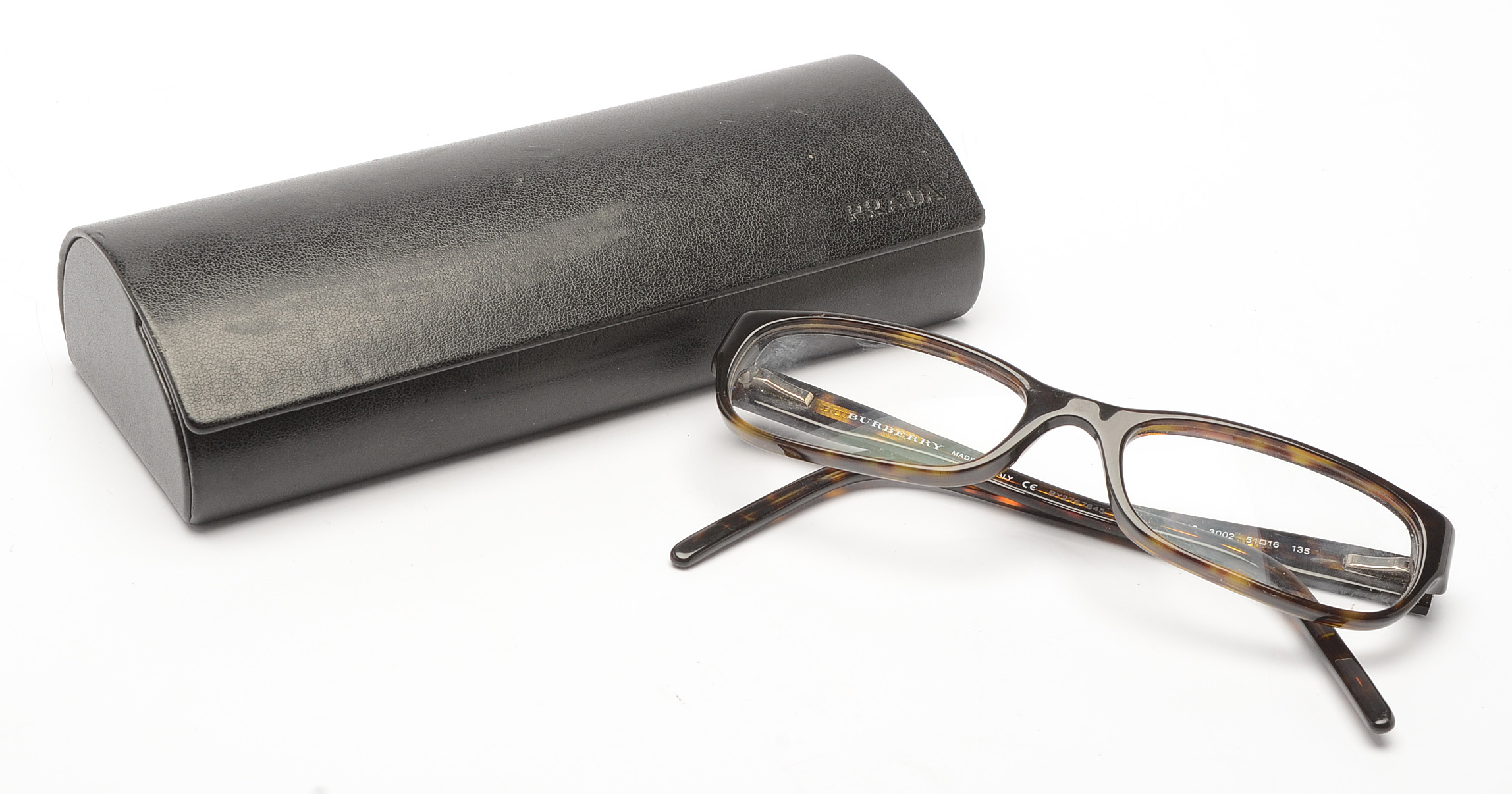 Prada and Burberry Eyeglass Frames