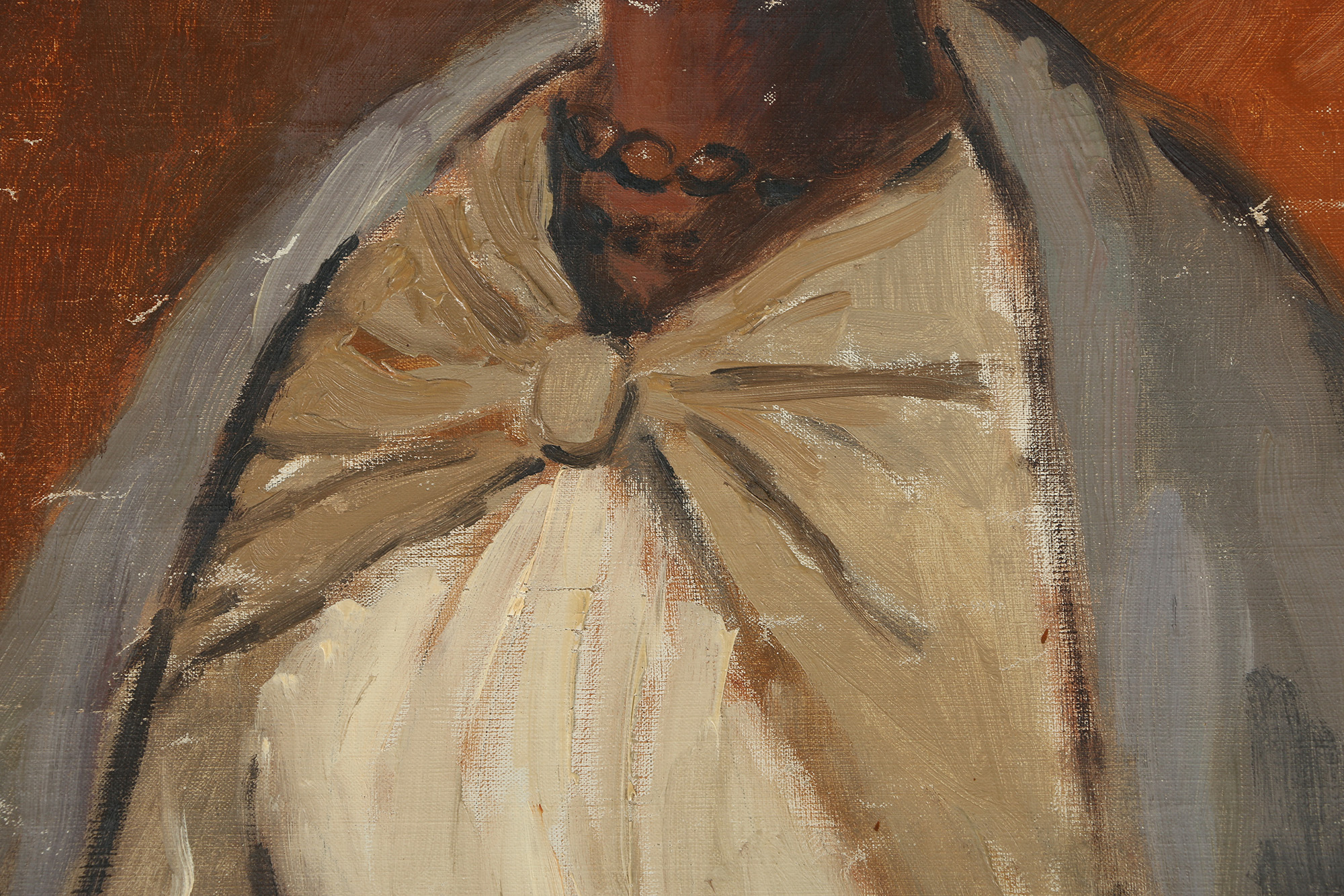 Oil Painting on Canvas of a Woman's Portrait