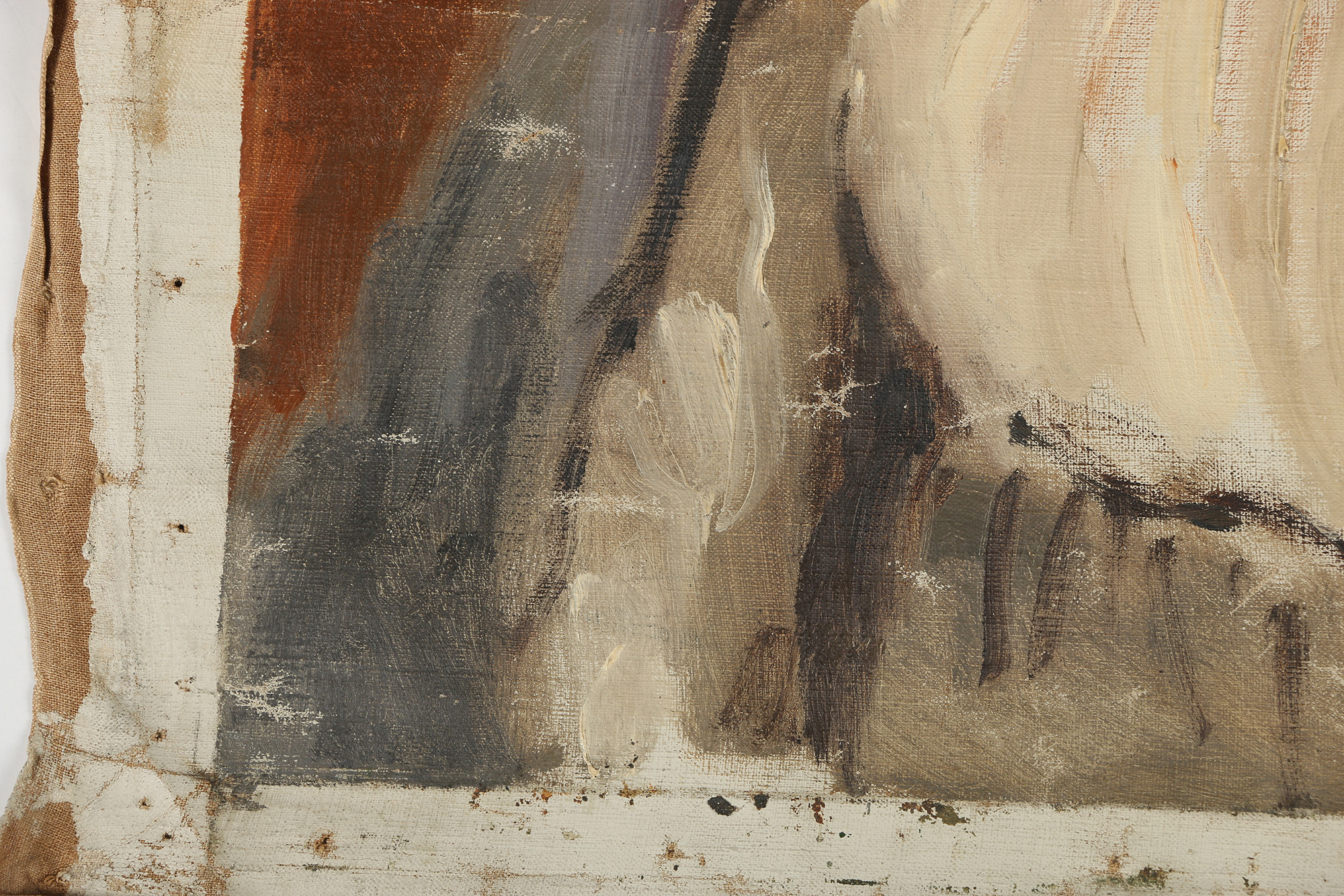 Oil Painting on Canvas of a Woman's Portrait