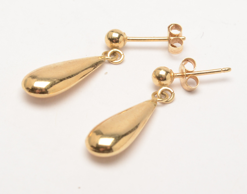 10K JCM Gold Earrings and Two-Tone Ring