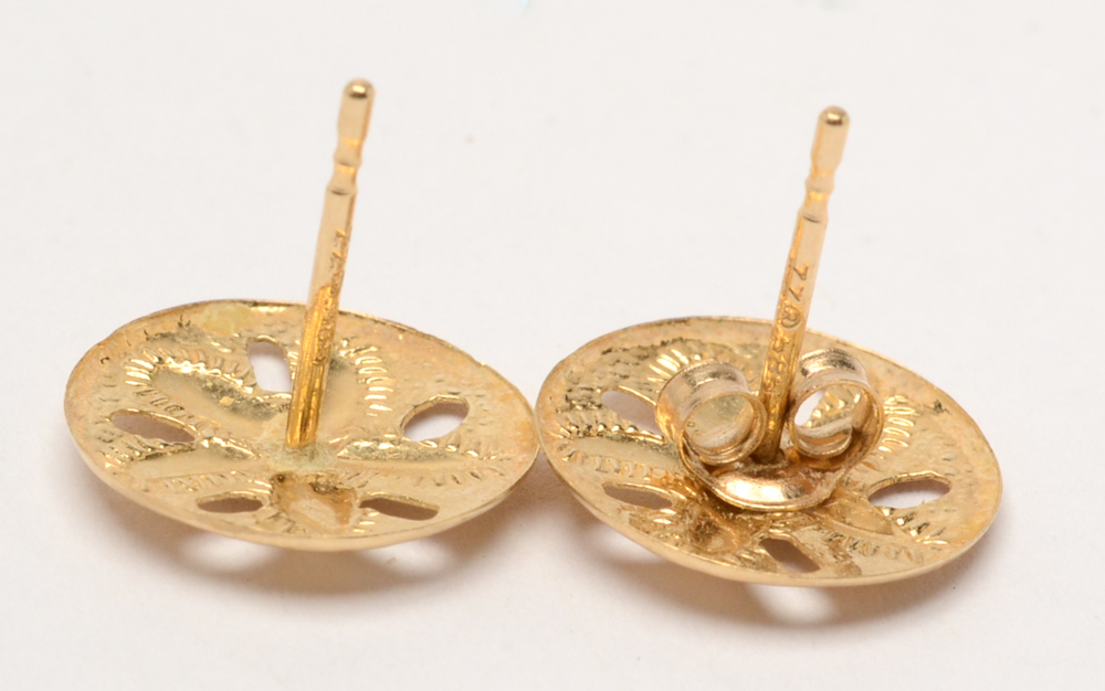 14K Yellow Gold Earrings
