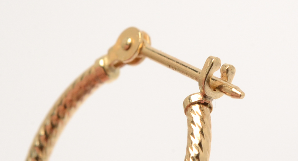 14K Yellow Gold Earrings