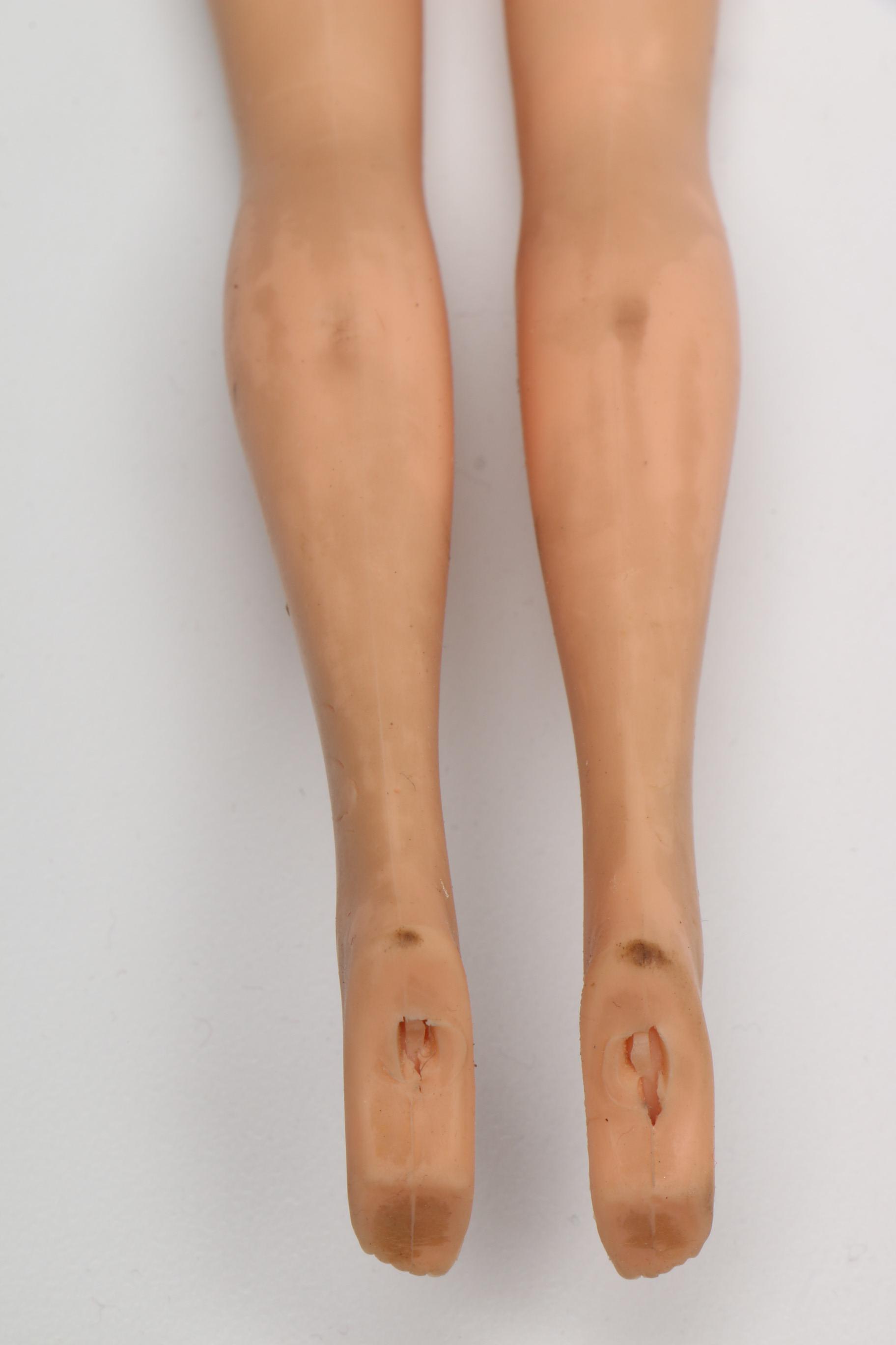 1960s Mattel "Midge" and "PJ" Dolls with Carrying Case