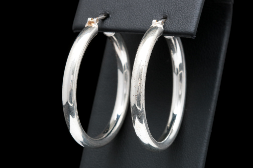Sterling Silver Hoop Earrings