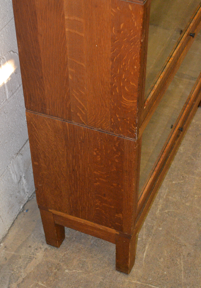 Antique Sectional Oak Bookcases by Lundstrom