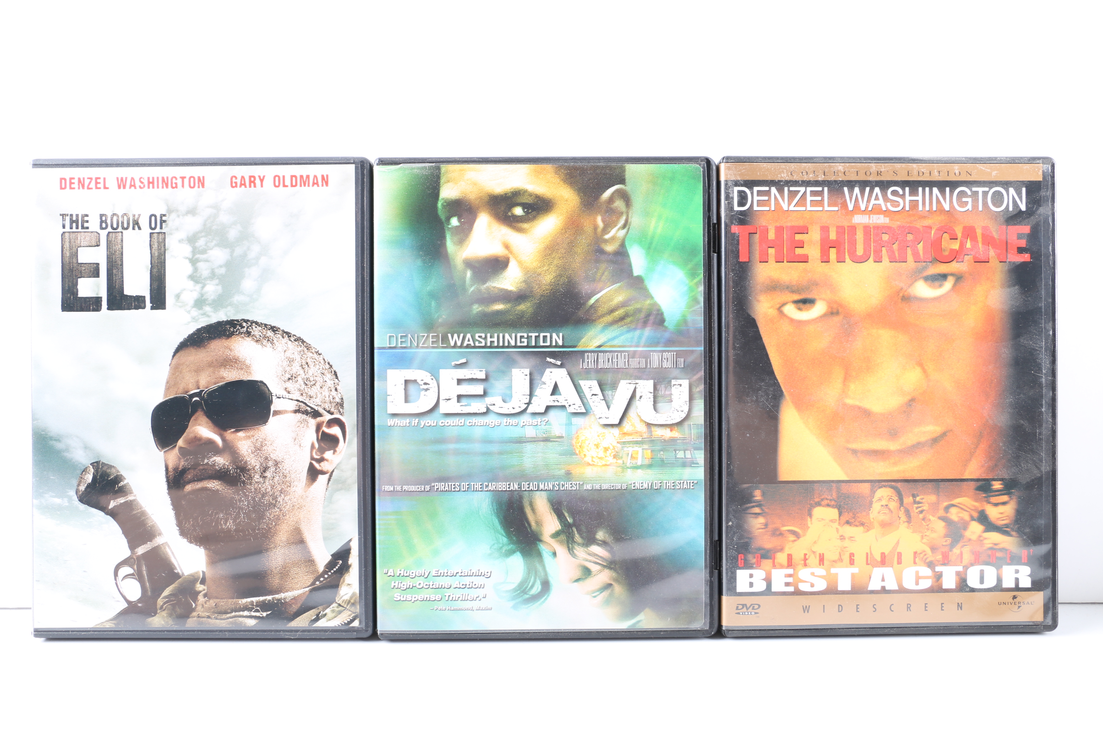 Denzel Washington Feature Films DVD Collection Including "Training Day"
