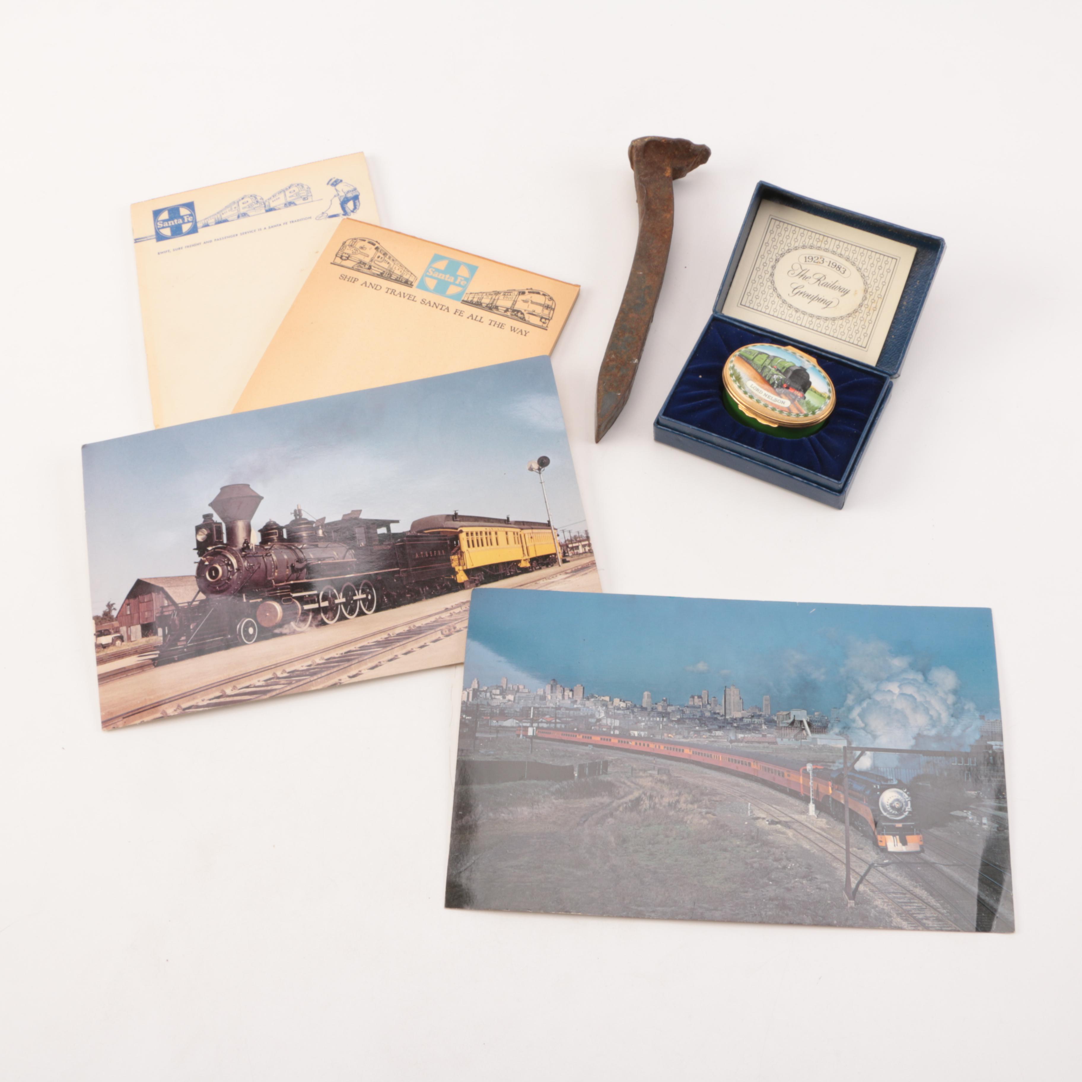 Collection of Train Memorabilia