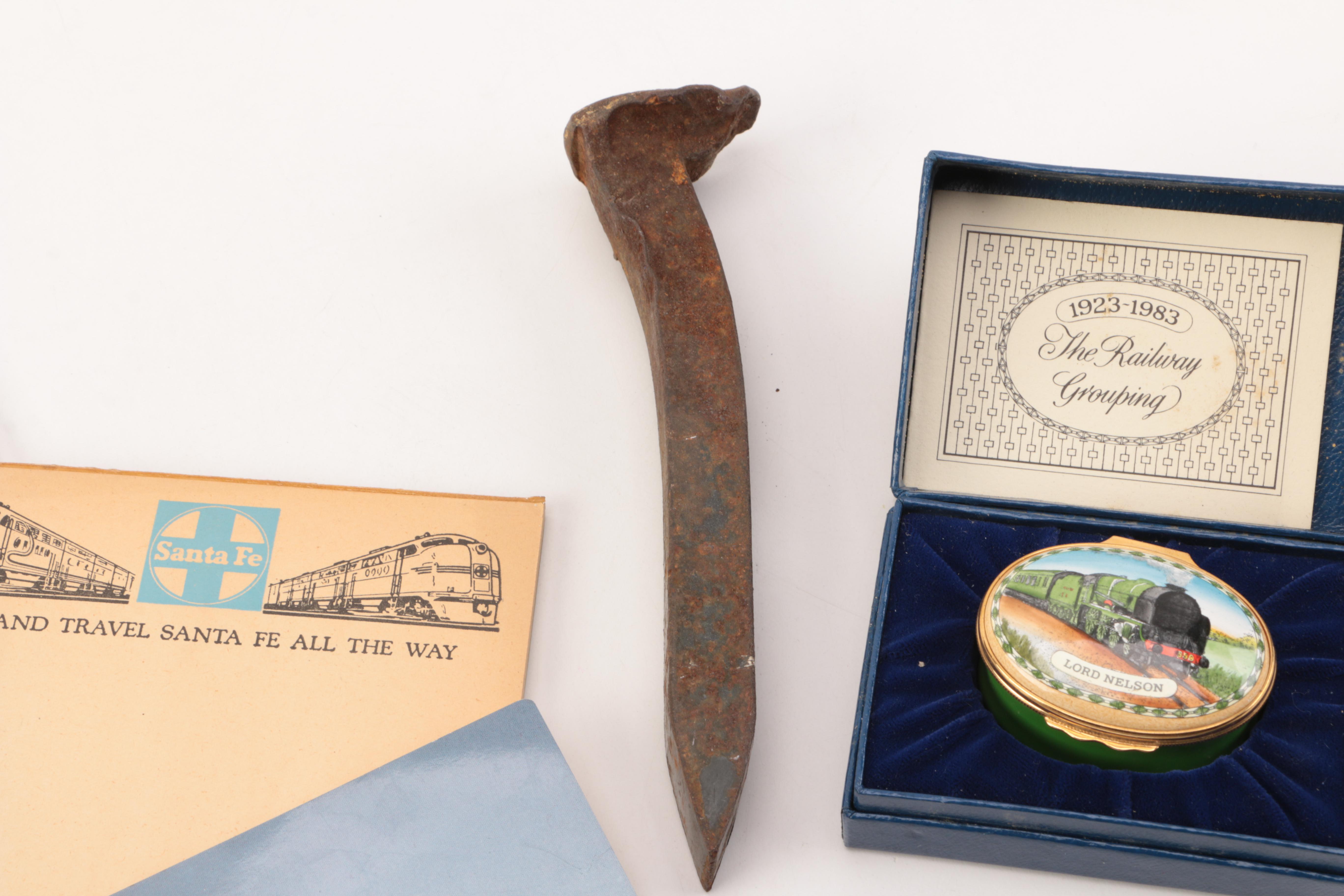 Collection of Train Memorabilia