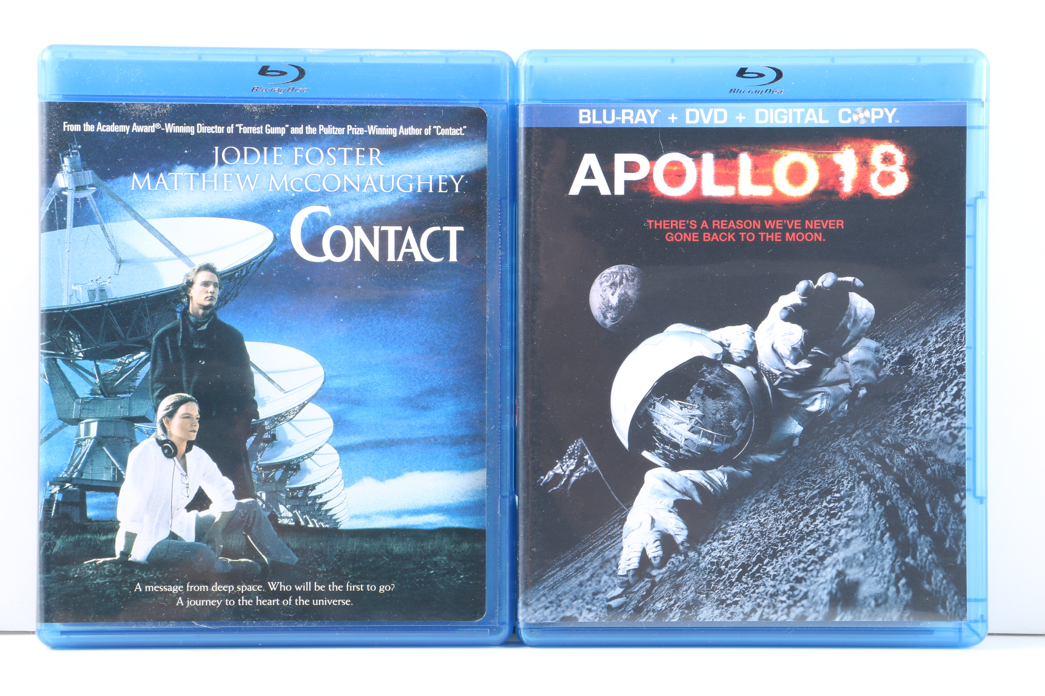 Astronaut Thriller Films Blu-Ray Collection Including "Contact" & "Martian"