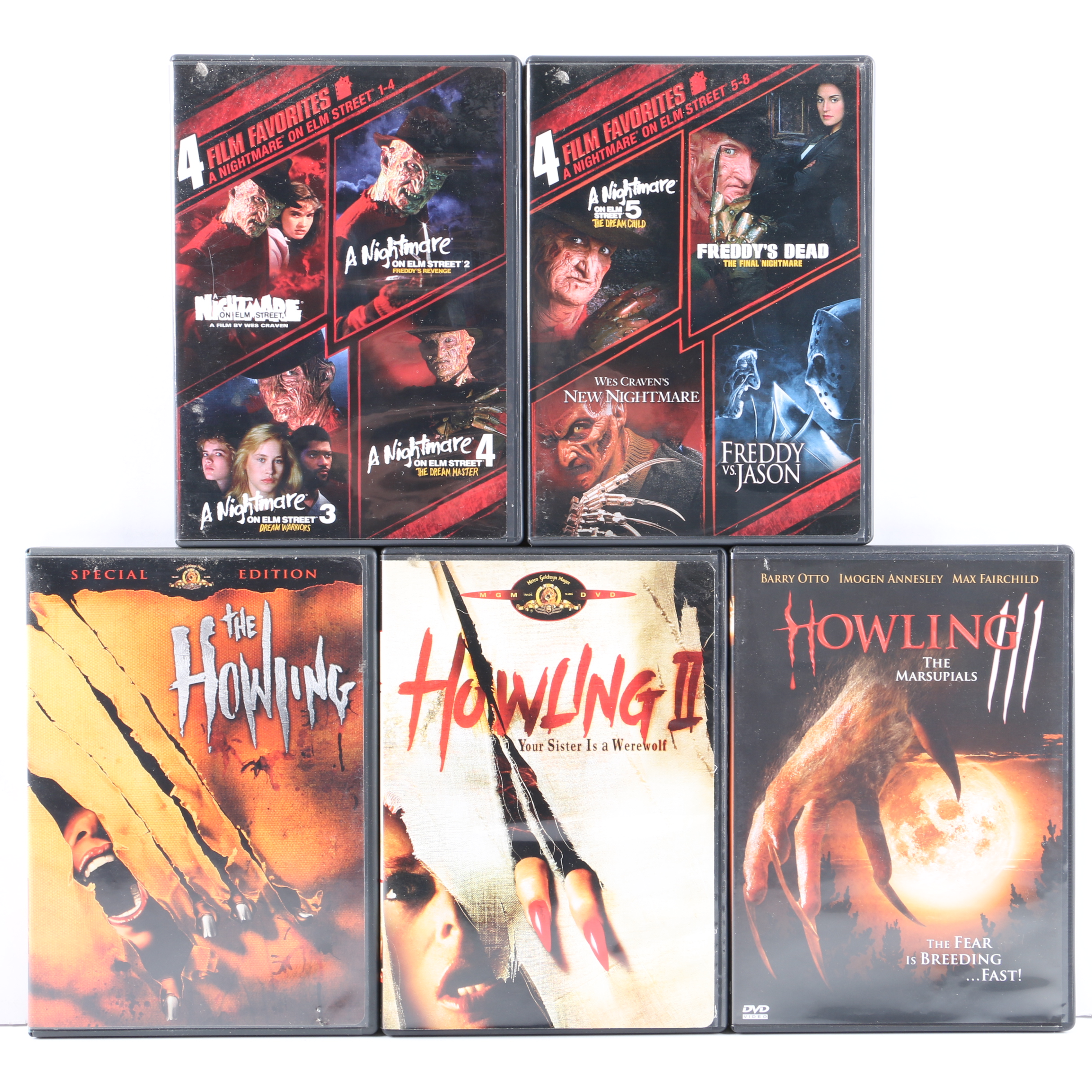 "A Nightmare On Elm Street" and "The Howling" DVD Collection