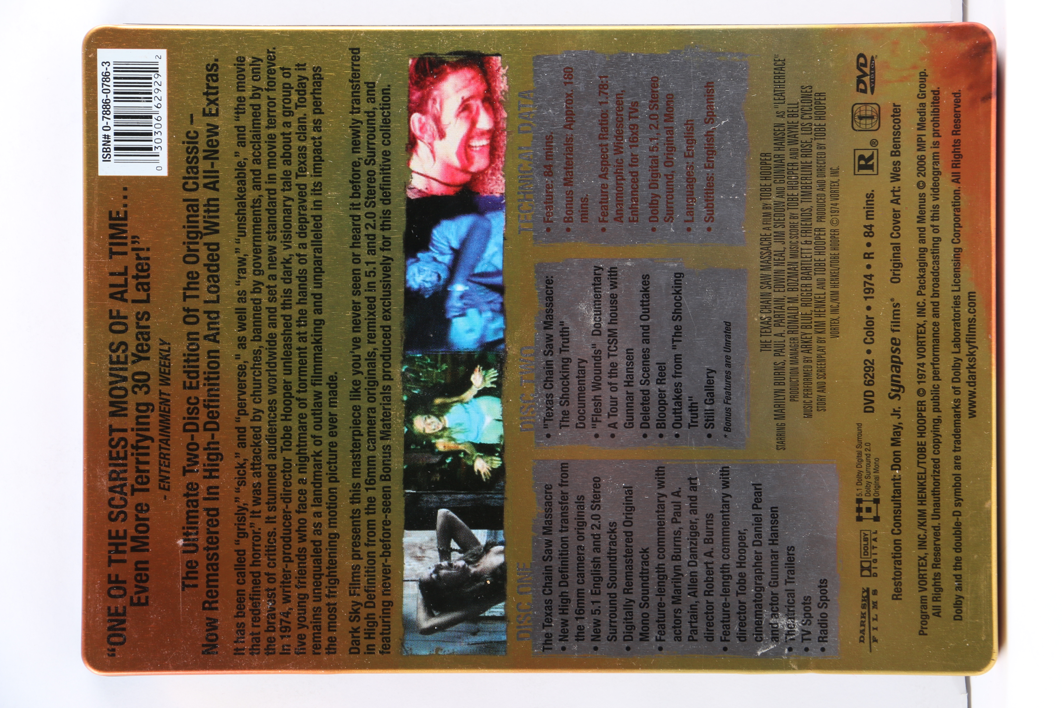 "Texas Chainsaw Massacre" Film Series DVD Collection