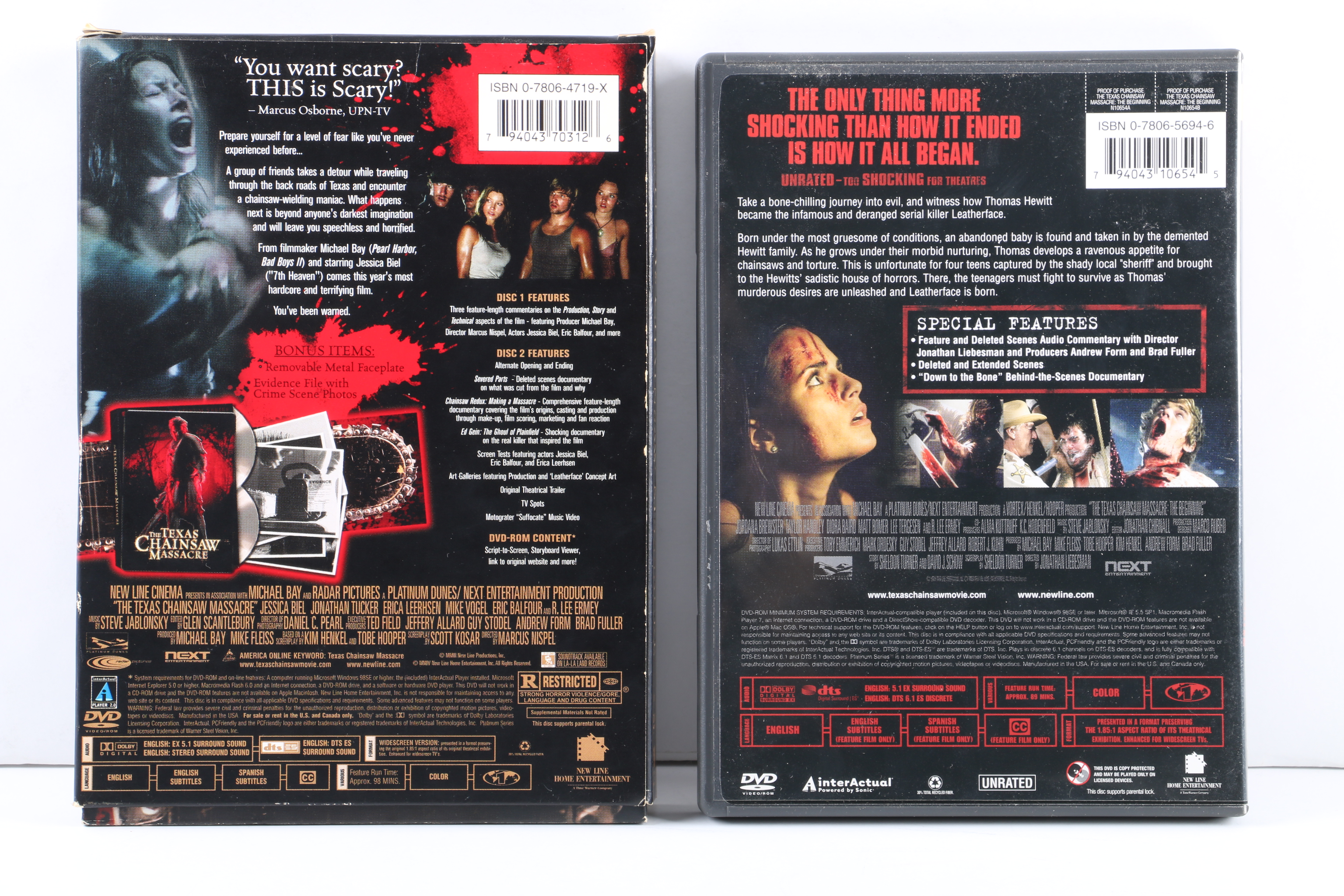 "Texas Chainsaw Massacre" Film Series DVD Collection