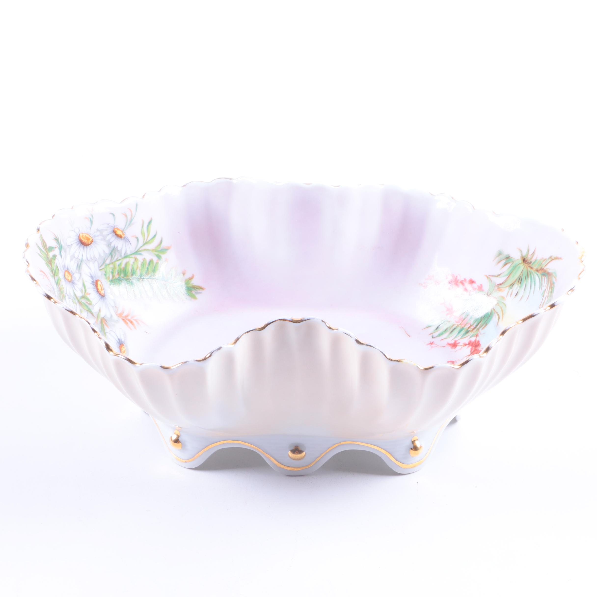 1876-89 Haviland & Co. Footed Porcelain Dish