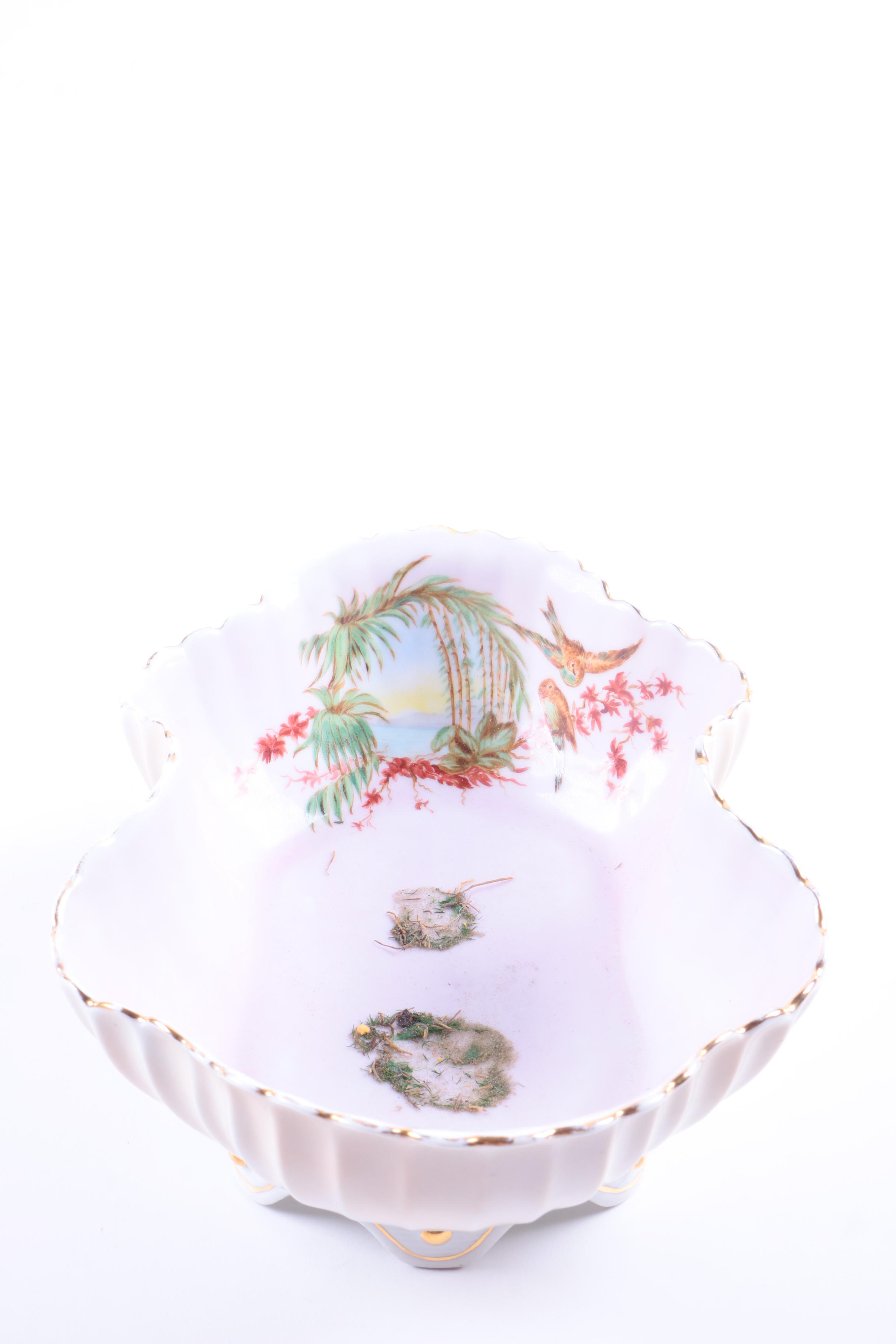 1876-89 Haviland & Co. Footed Porcelain Dish