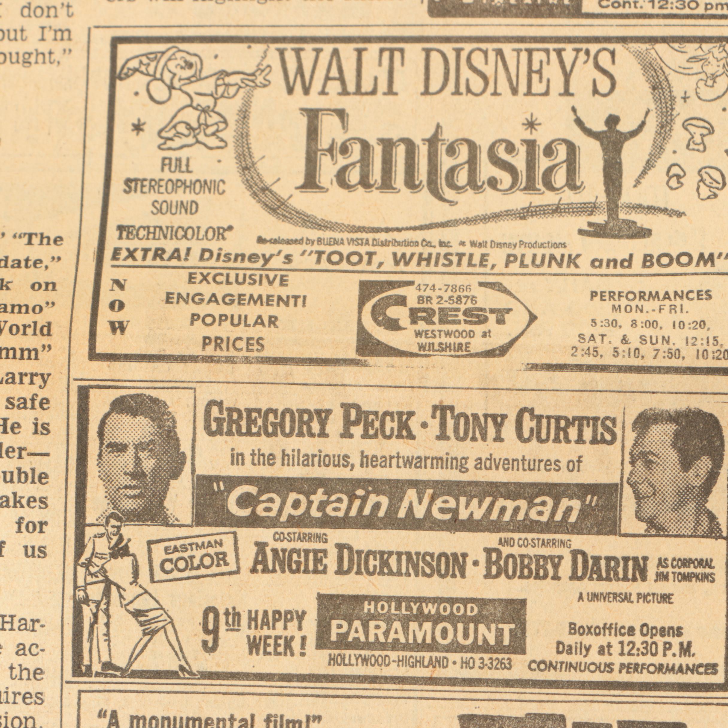 1964 Los Angeles Herald-Examiner Newspaper