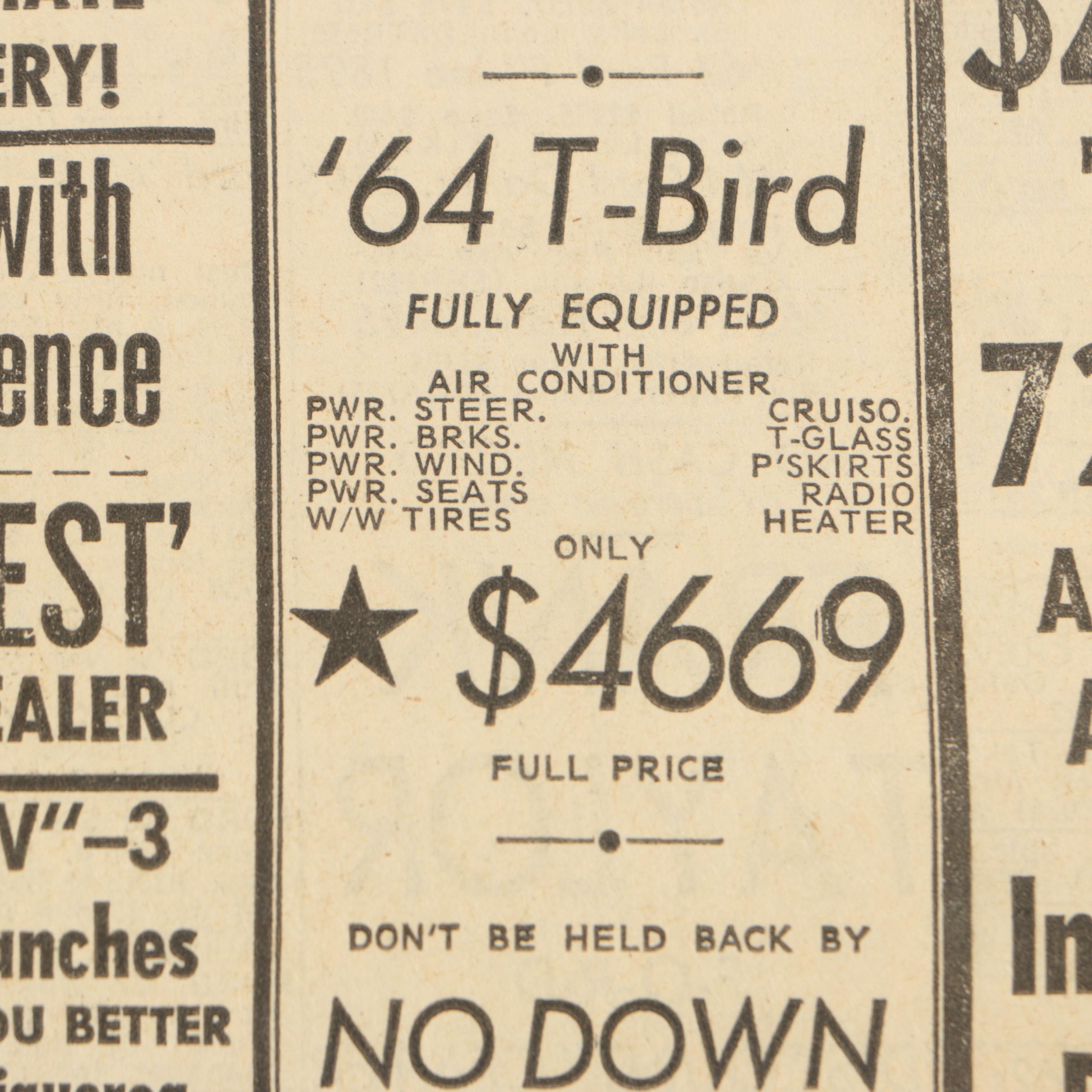 1964 Los Angeles Herald-Examiner Newspaper