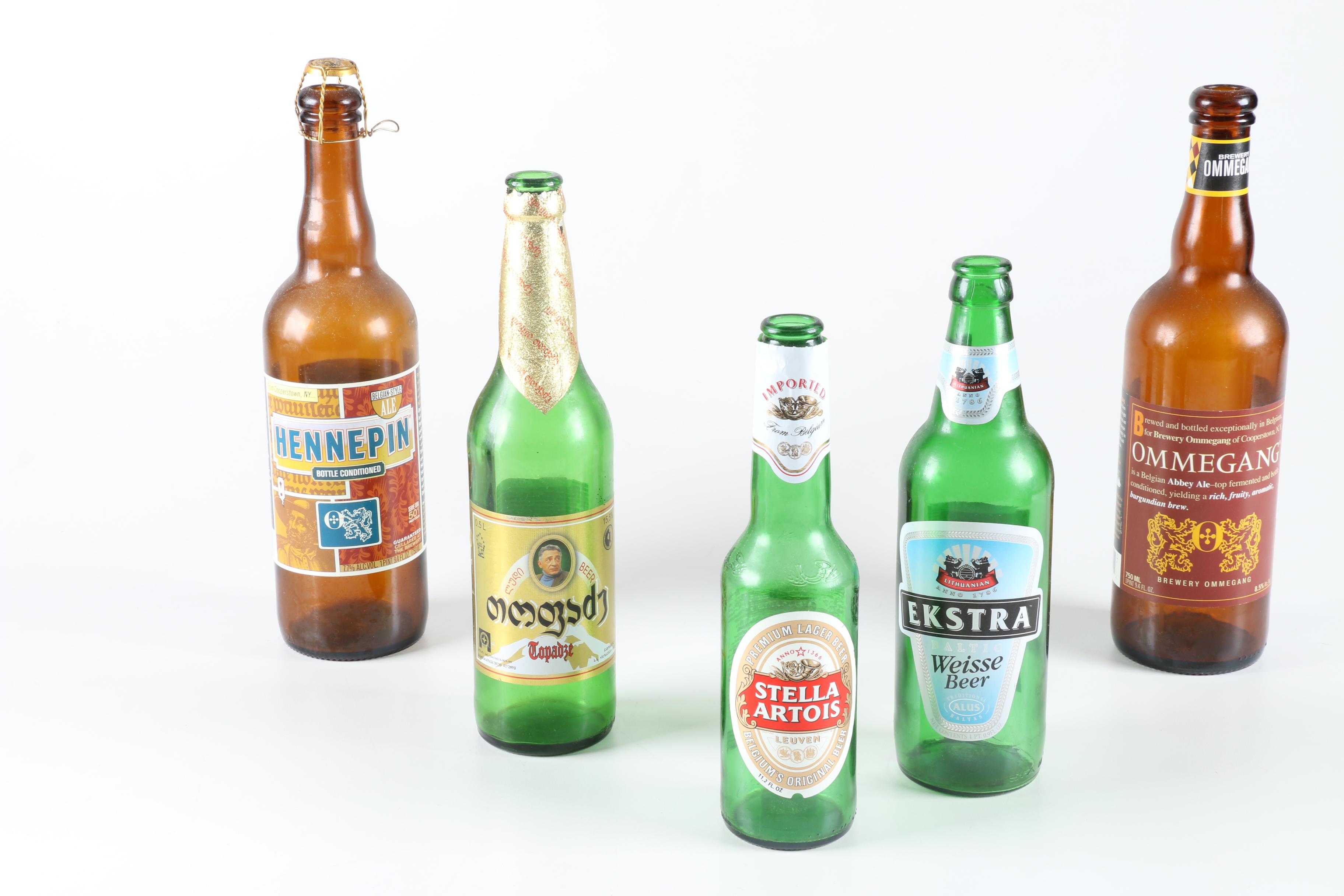 Beer Bottles, Cans and Mini-Keg