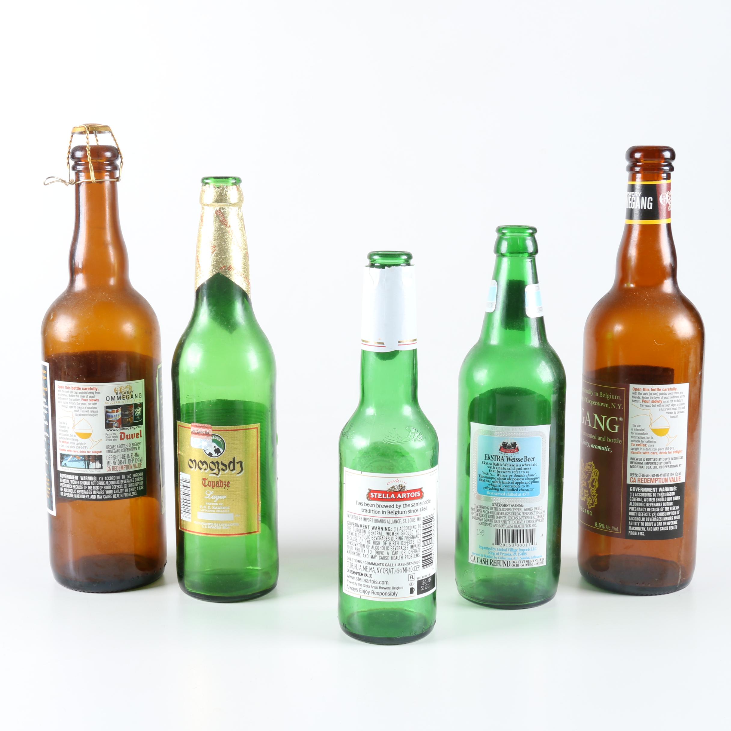 Beer Bottles, Cans and Mini-Keg