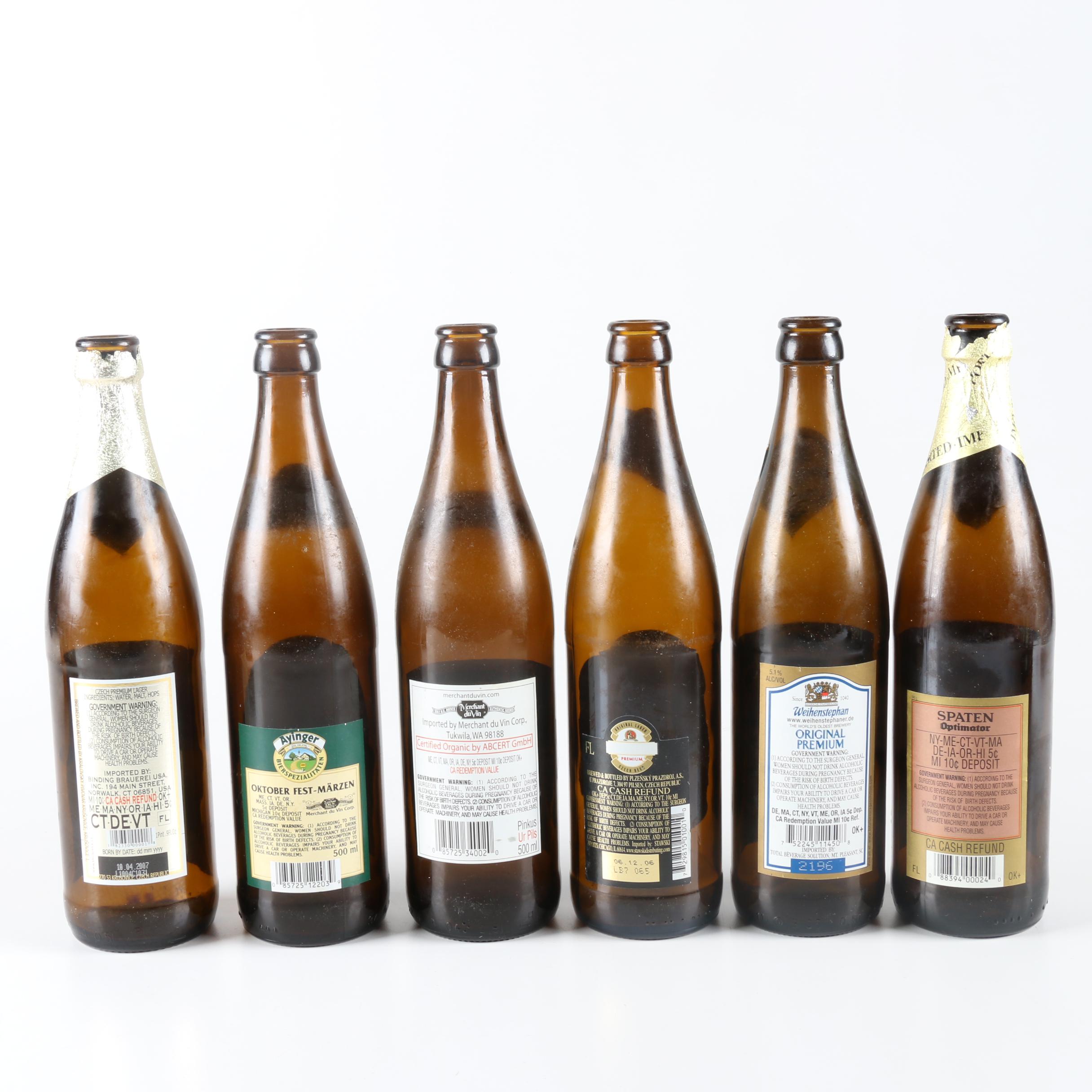 Beer Bottles, Cans and Mini-Keg