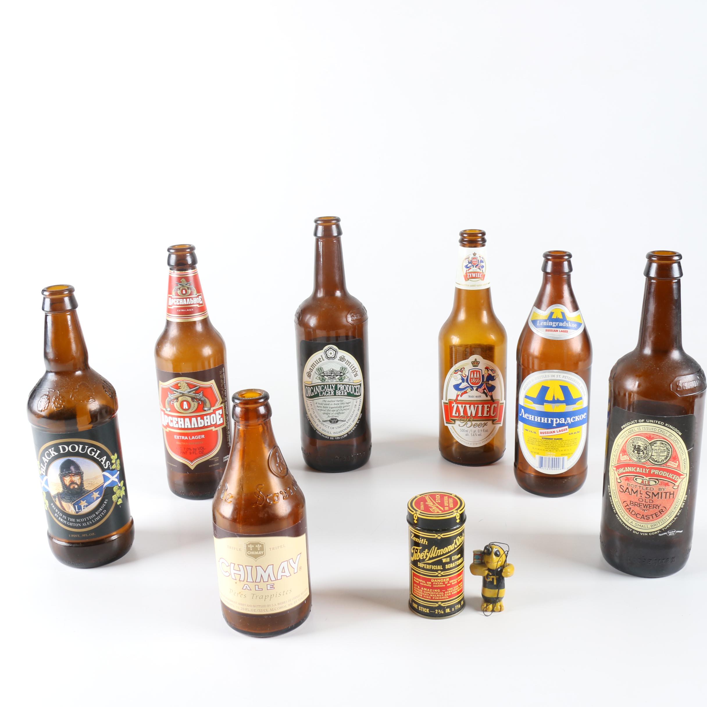 Beer Bottles, Cans and Mini-Keg