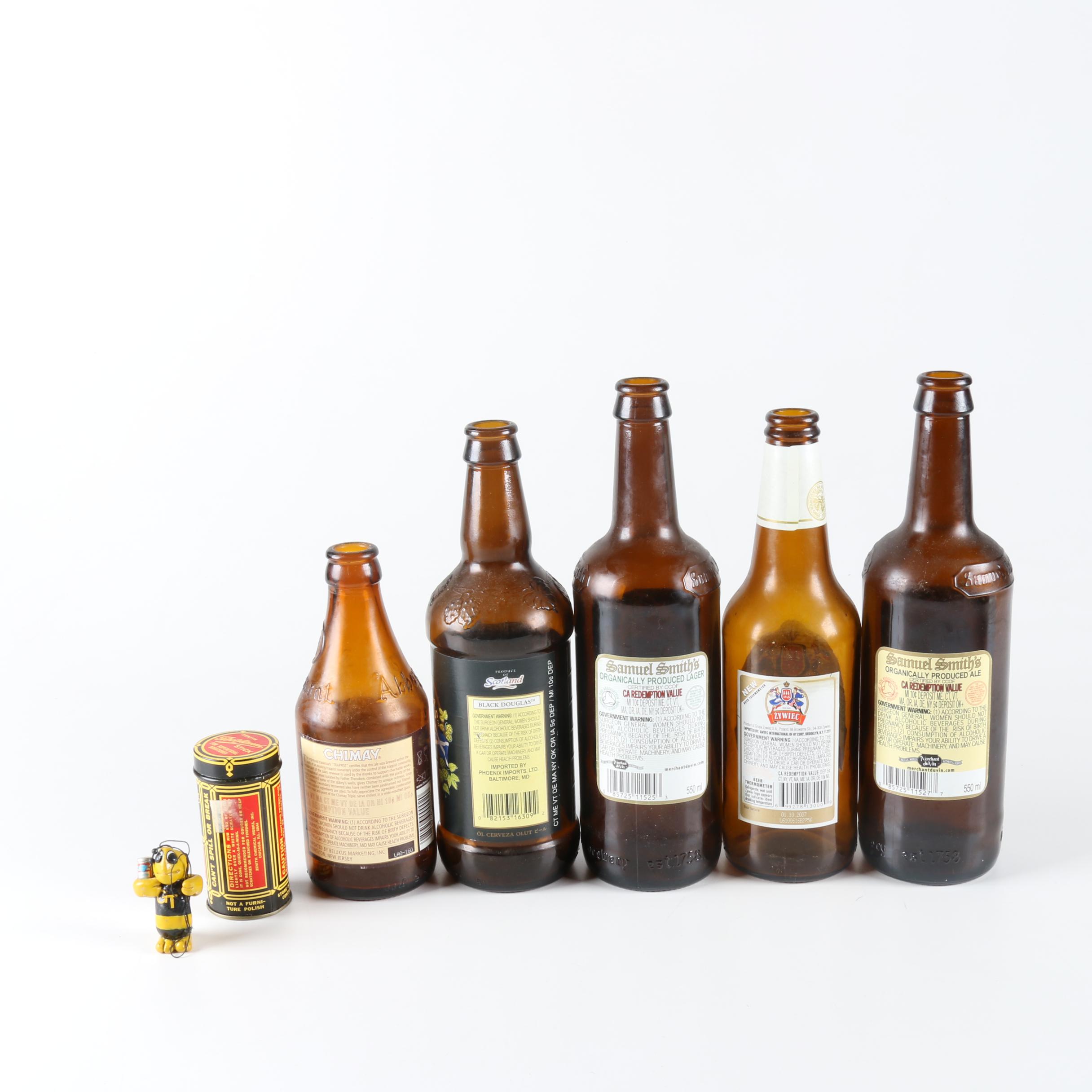 Beer Bottles, Cans and Mini-Keg