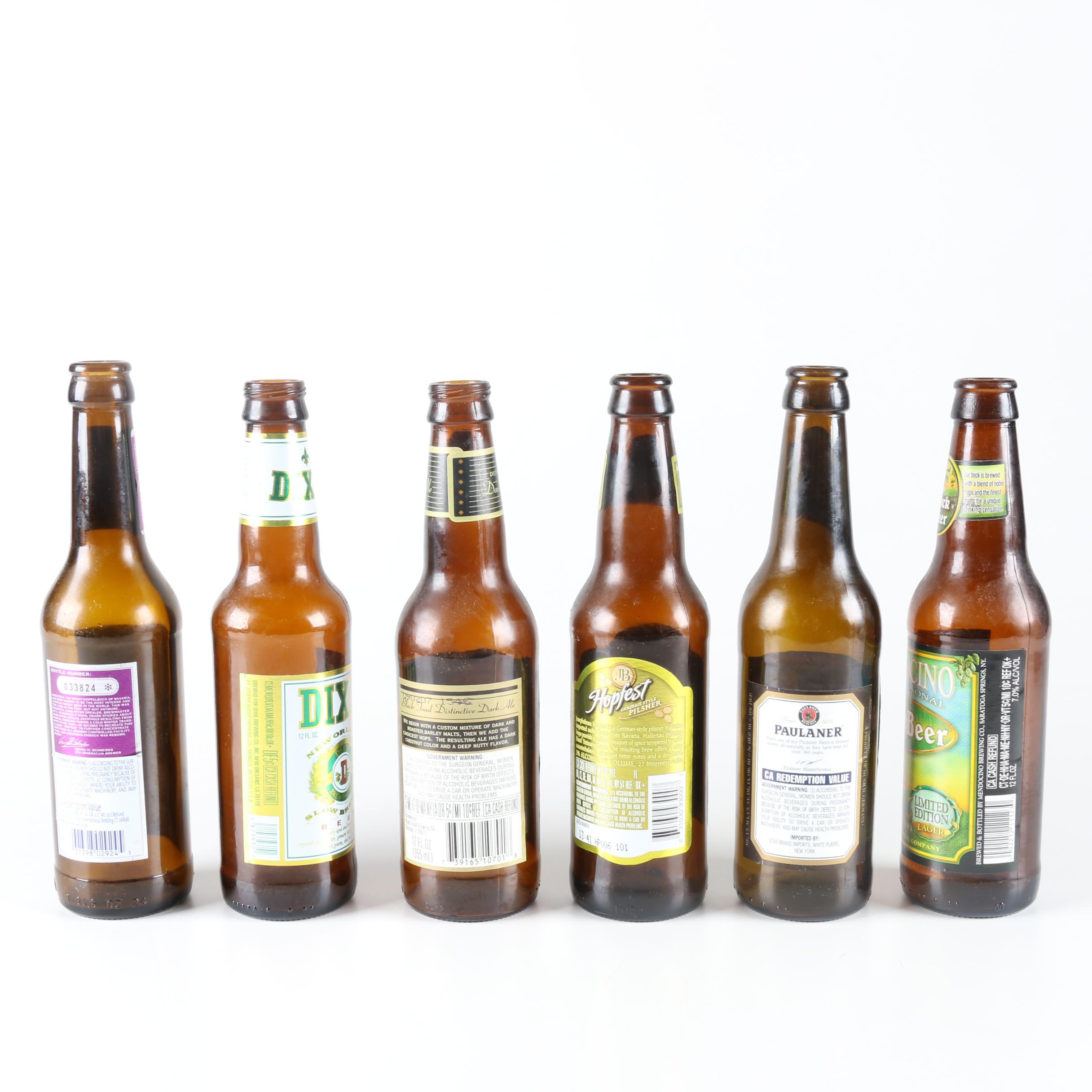 Beer Bottles, Cans and Mini-Keg